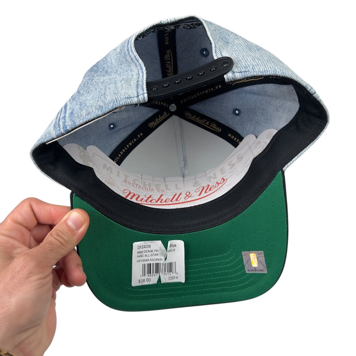 Mitchell & Ness Mitchell & Ness NBA All Star Weekend 2018 LA Denim SnapBack Size ONE SIZE - 5 Thumbnail