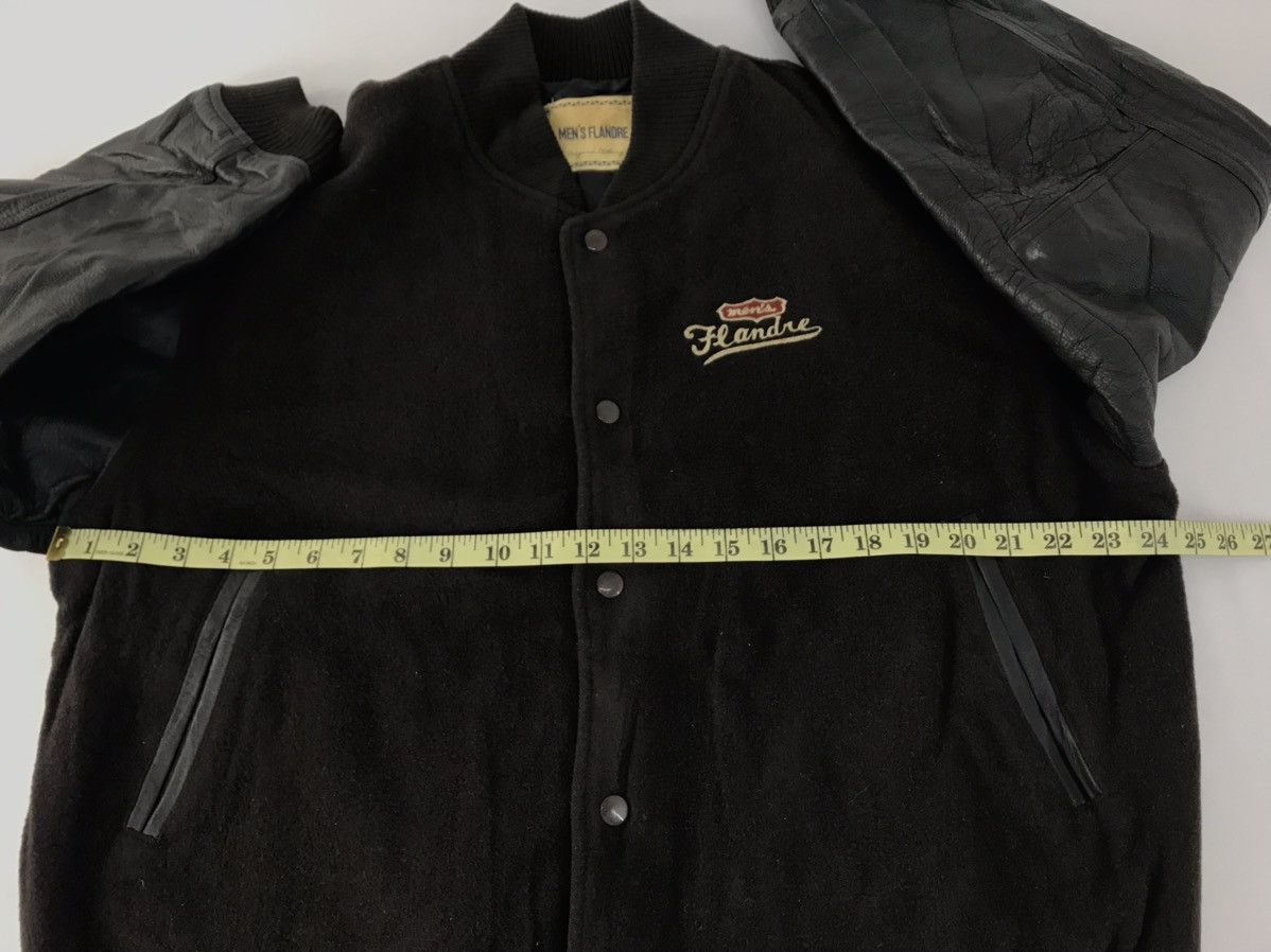 Japanese Brand Men’s Flandre Varsity Jacket Leather Quilted Padded Inner Size US M / EU 48-50 / 2 - 10 Thumbnail