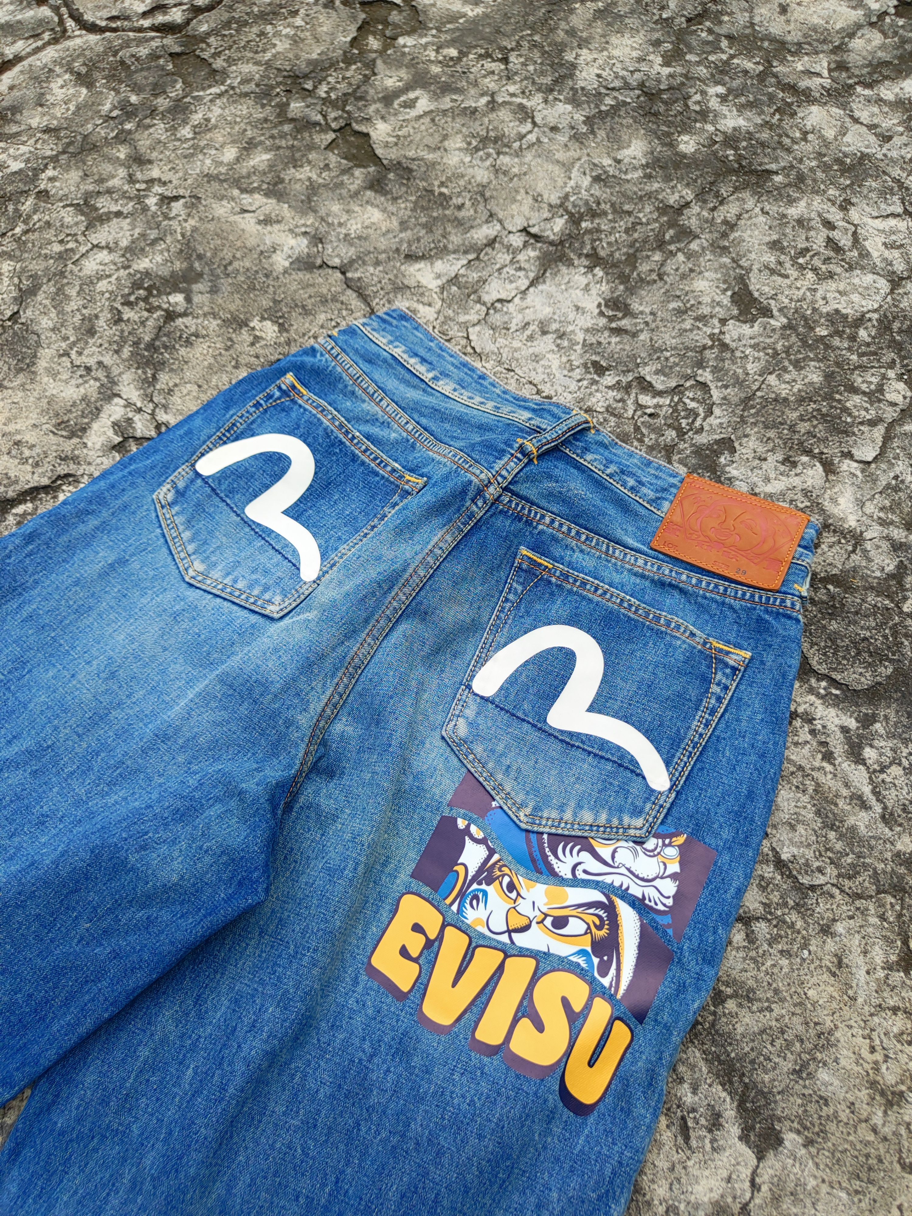 Evisu Evisu Seagull Baggy Size US 29 - 2 Thumbnail