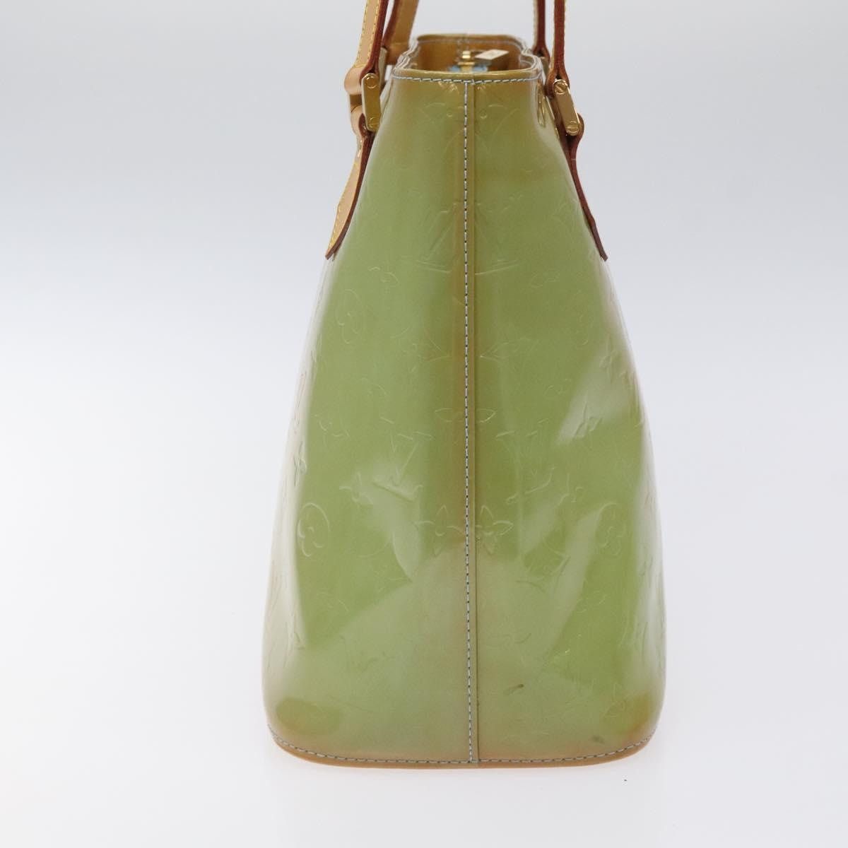 Louis Vuitton LOUIS VUITTON Monogram Vernis Houston Hand Bag Baby Blue Size ONE SIZE - 5 Thumbnail