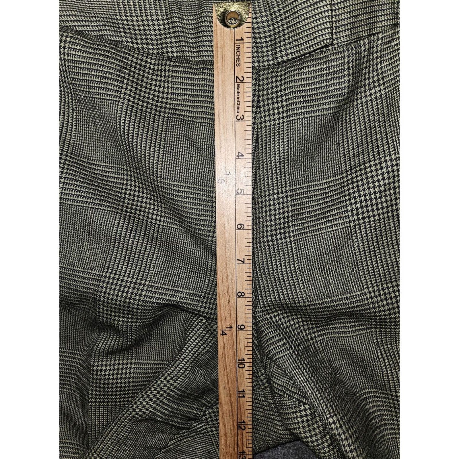 Pendleton Pendleton Pants Womens 8 Gray Plaid Wool Lined Straight Leg Work Office Classic Dress Pants Mens? Size 30" / US 8 / IT 44 - 4 Thumbnail