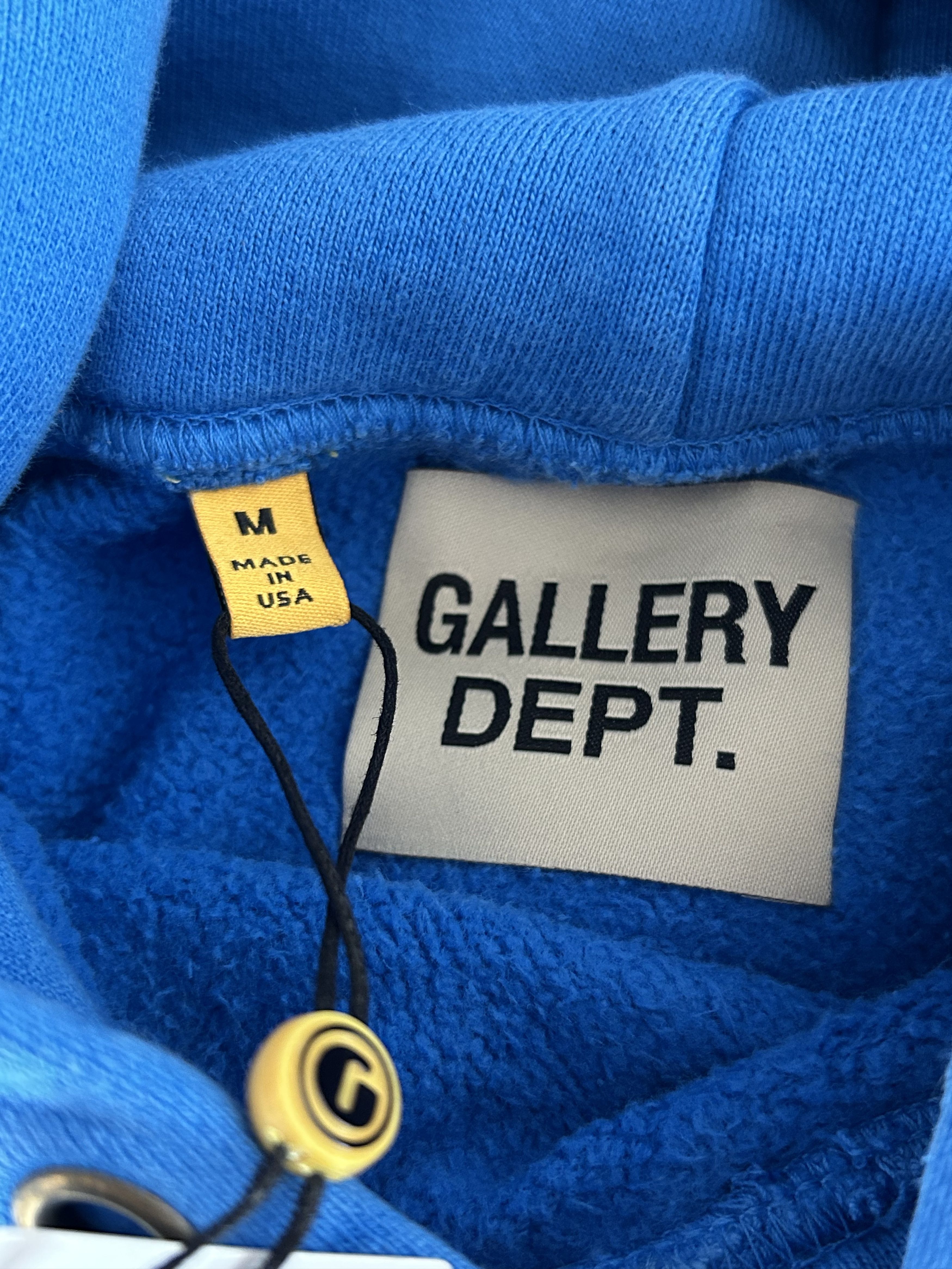 Gallery Dept. Gallery Dept Blue & Black Gym Logo Hoodie Size US XL / EU 56 / 4 - 3 Thumbnail