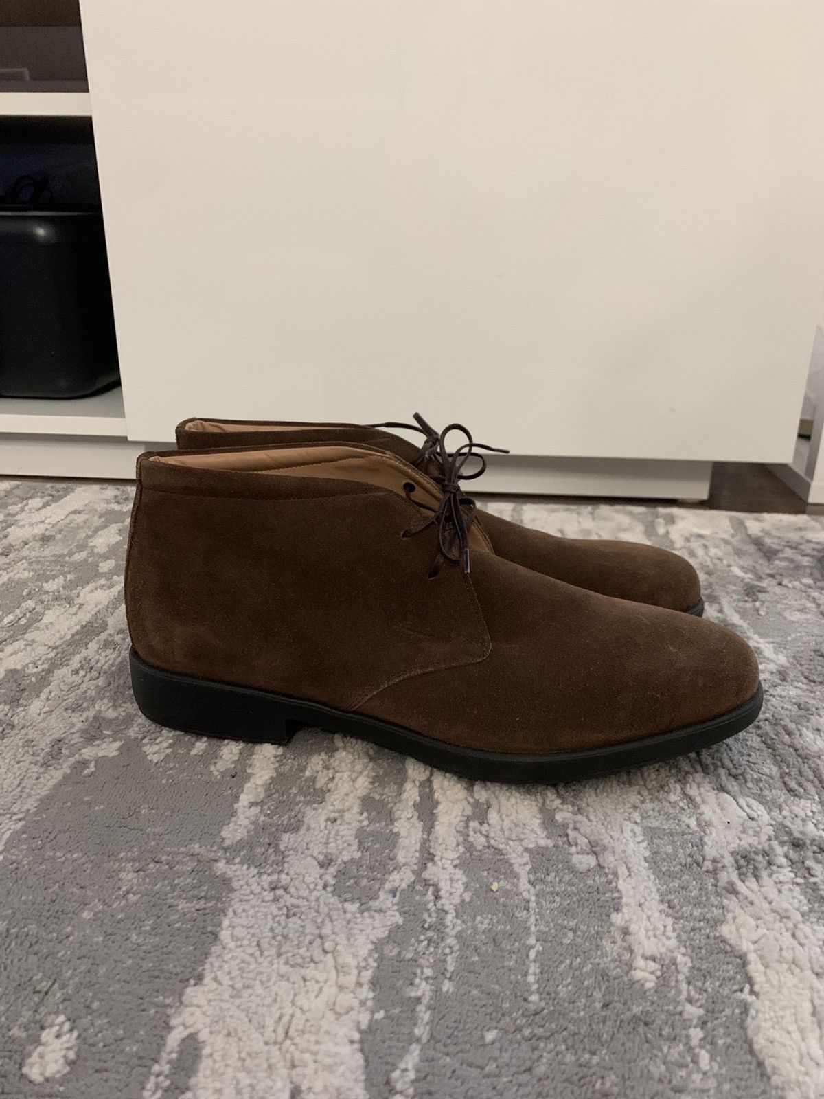 Salvatore Ferragamo Salvatore Ferragamo Suede Ankle Boots Mens Size US 9 / EU 42 - 4 Thumbnail