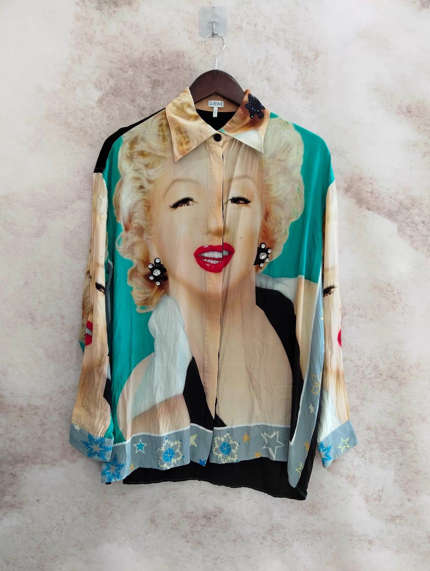 Loewe LOEWE Character Print Button Shirt Size 38 Size XS / US 0-2 / IT 36-38 - 1 Thumbnail