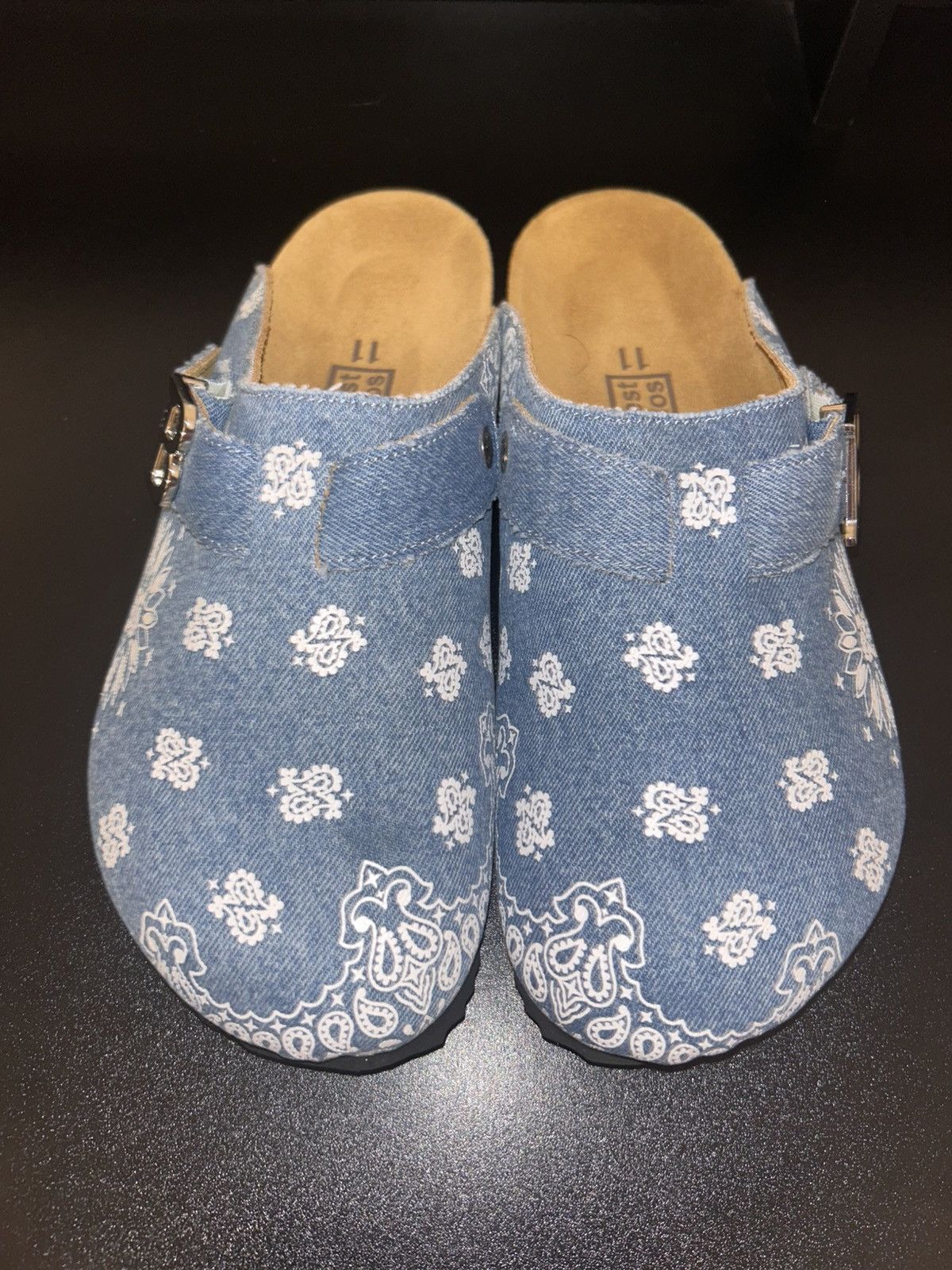 Bravest Studios Bravest Denim Paisley Clogs Size US 11 / EU 44 - 2 Thumbnail