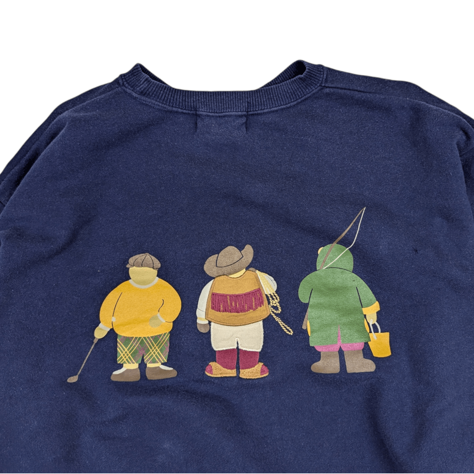 Japanese Brand Vintage Japan KERRY BEAR Brothers Hunting Fishing Sweatshirt Size L / US 10 / IT 46 - 7 Thumbnail