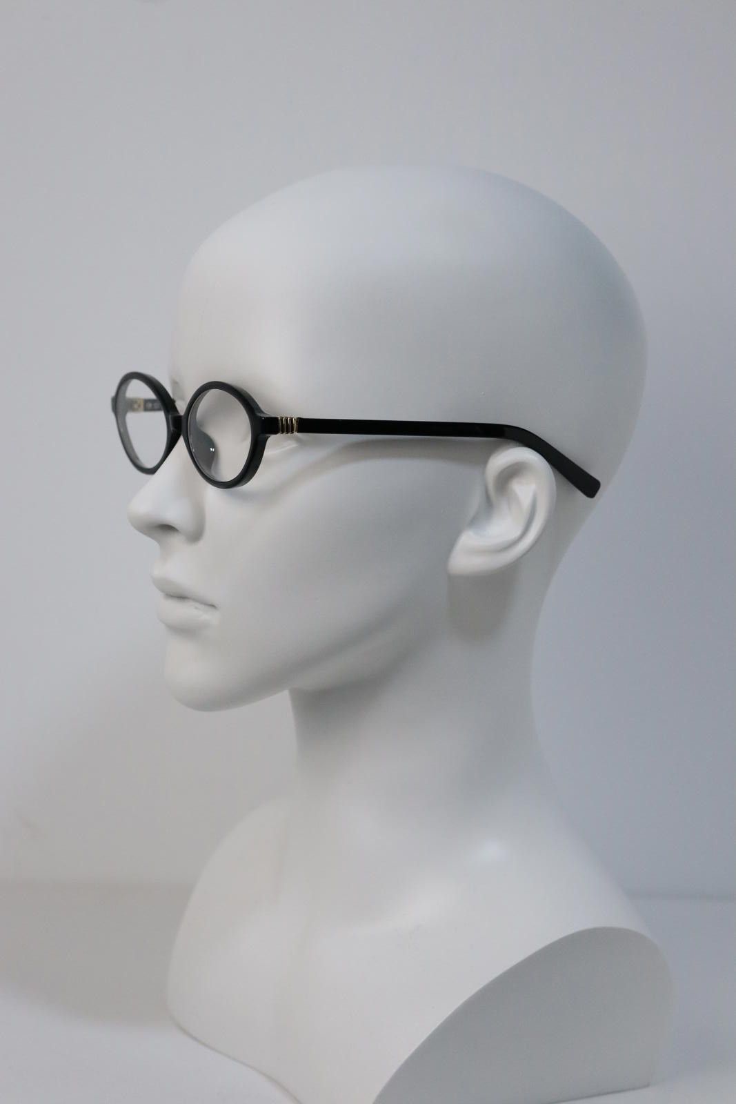 Other Y2k Retro Style Oval-frame tortoiseshell Black Glasses OS Size ONE SIZE - 3 Thumbnail