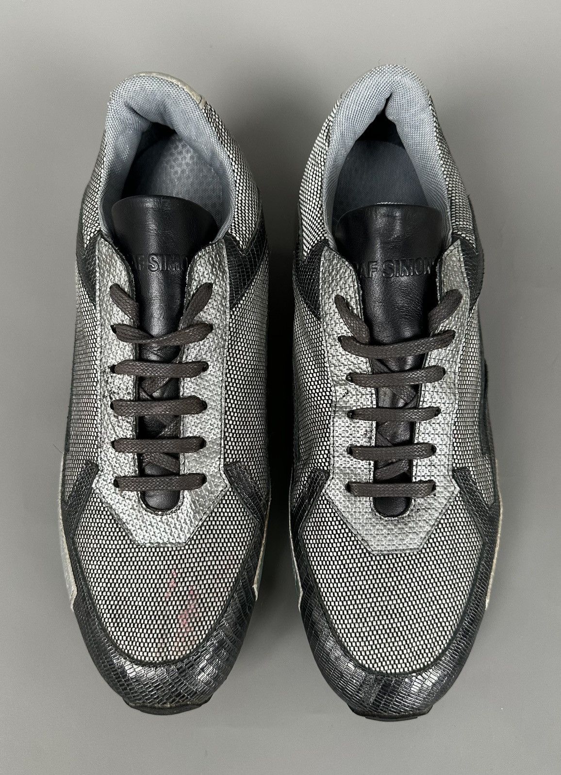 Raf Simons Raf Simons - S/S13 Holo Runner Multi Color / Metallic Silver Size US 11.5 / EU 44-45 - 3 Thumbnail
