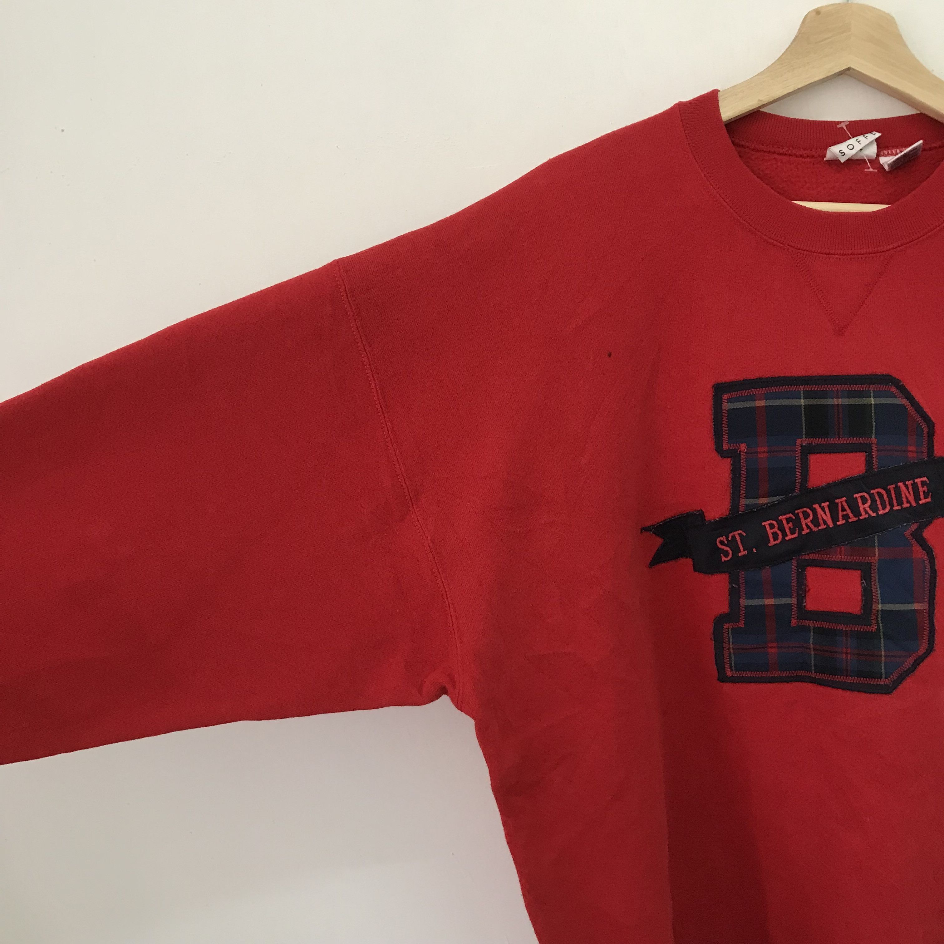 Vintage vintage red sweatshirt - 517 Size US XXL / EU 58 / 5 - 4 Thumbnail