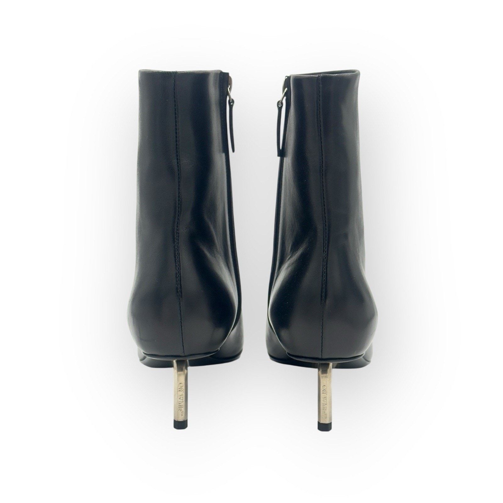 Off-White Allen ankle boots Donna Nero Smooth Napa Calfskin Size 38/8 Size US 8 / IT 38 - 13 Thumbnail