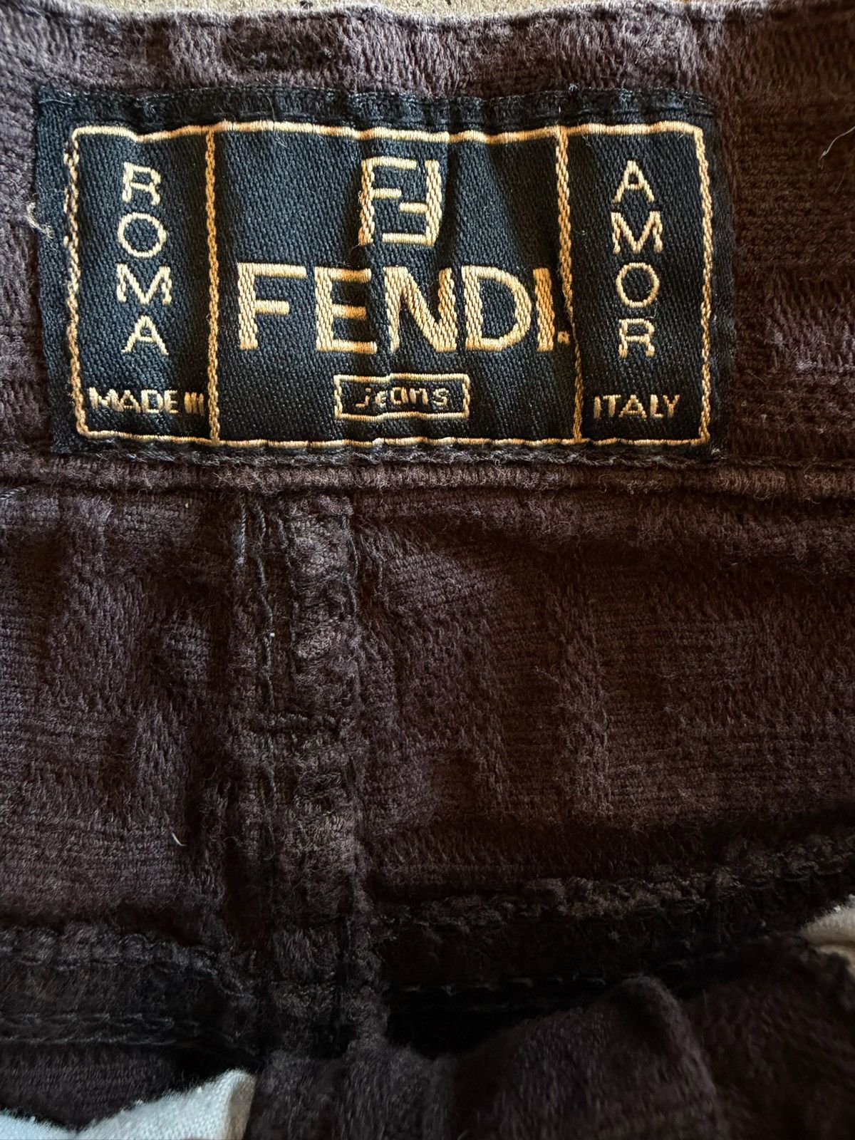 Fendi Vintage Fendi Pants Monogram Size 31" - 8 Thumbnail