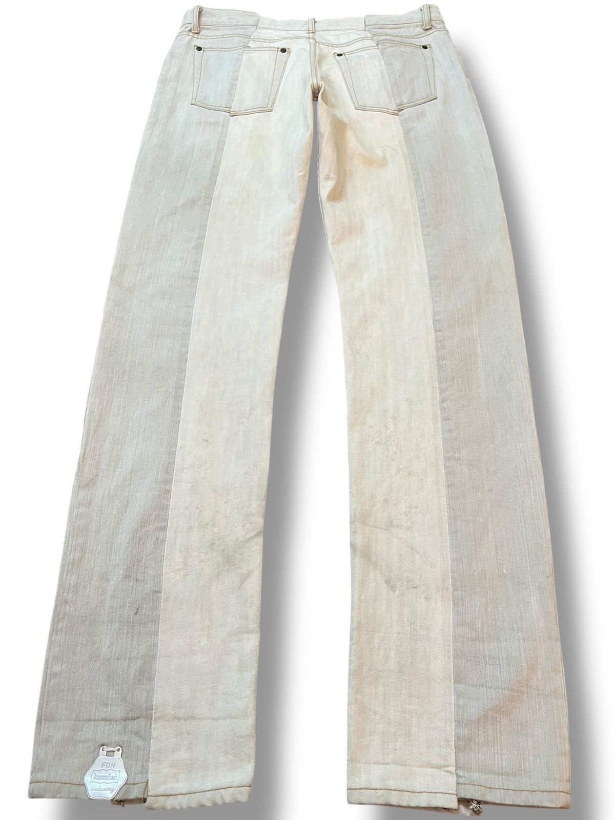 Maison MIHARA YASUHIRO Vintage Maison Mihara Yasuhiro Two Tone Dividing Seams denim Size US 35 - 7 Thumbnail
