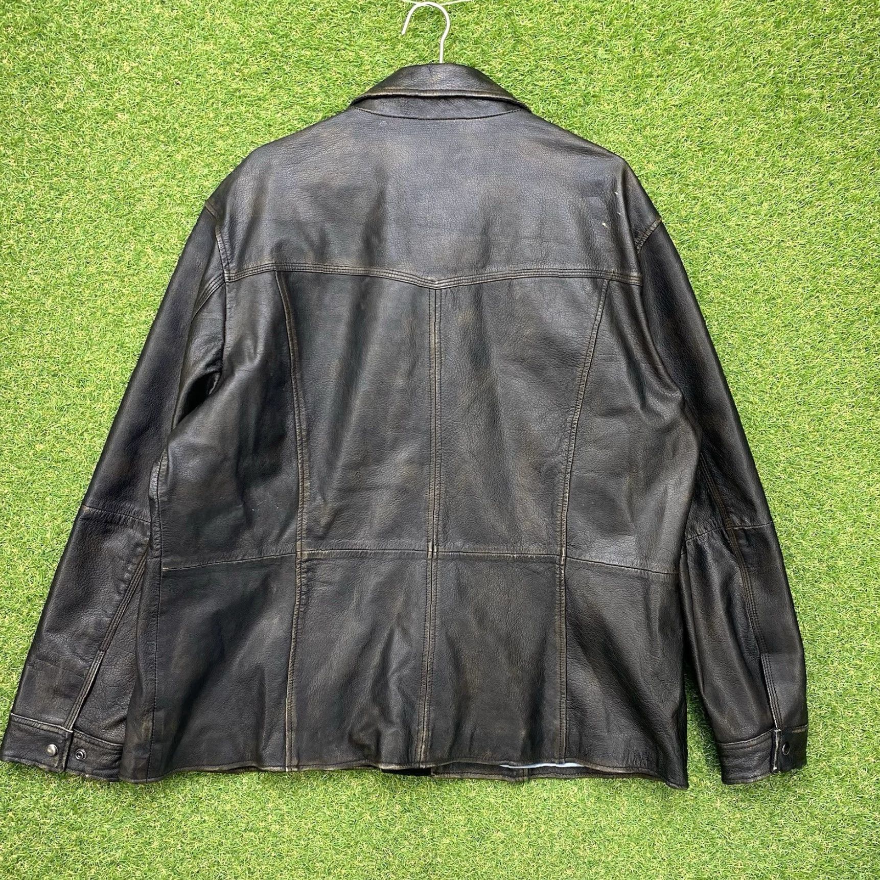 Scully VINTAGE Scully Jacket Mens 2XL Leather Black Western Biker 1032 Cowboys Yellowstone Y2K Jacket Size US XXL / EU 58 / 5 - 2 Thumbnail