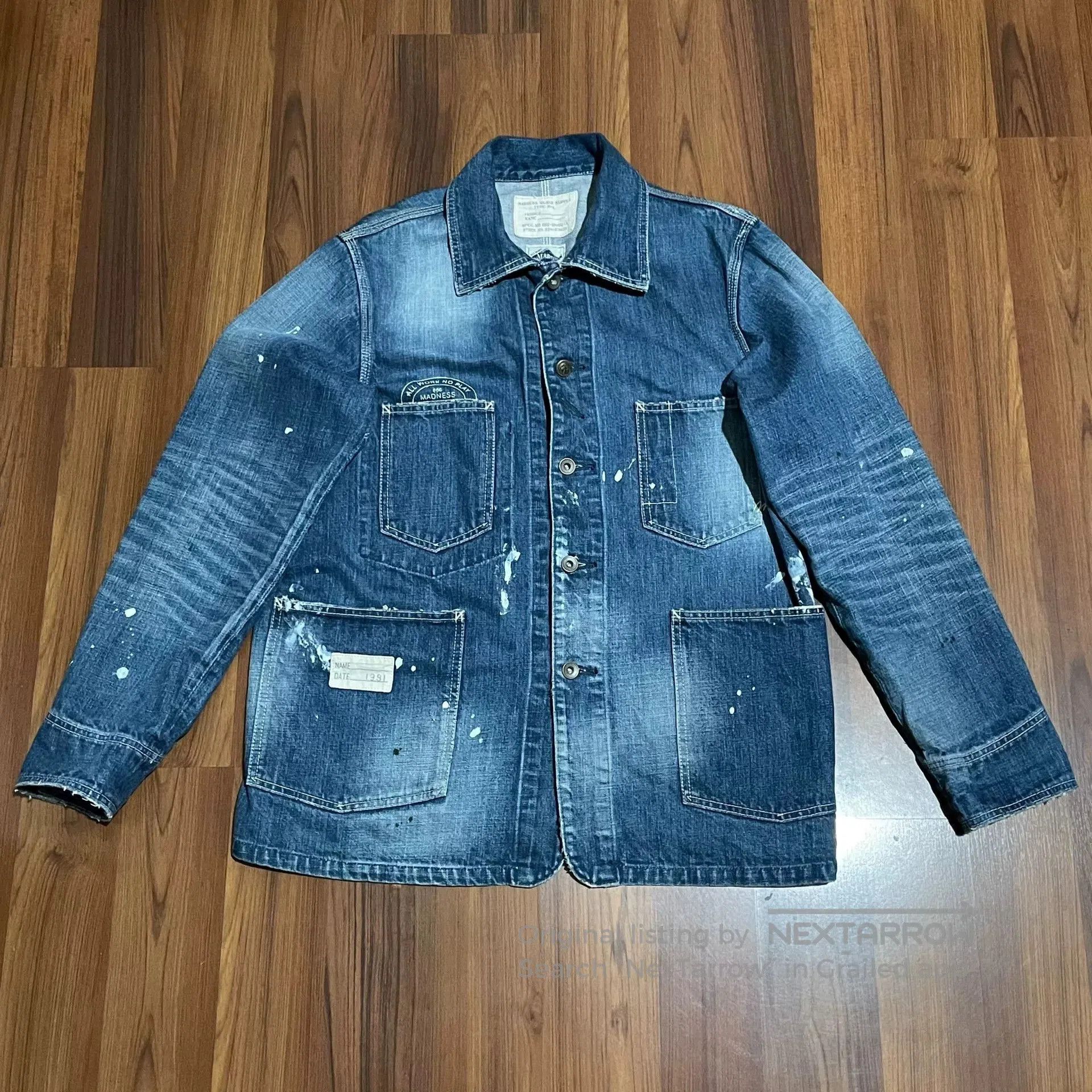 Madness MADNESS 18SS Railway Denim Jacket. Size US M / EU 48-50 / 2 - 1 Thumbnail