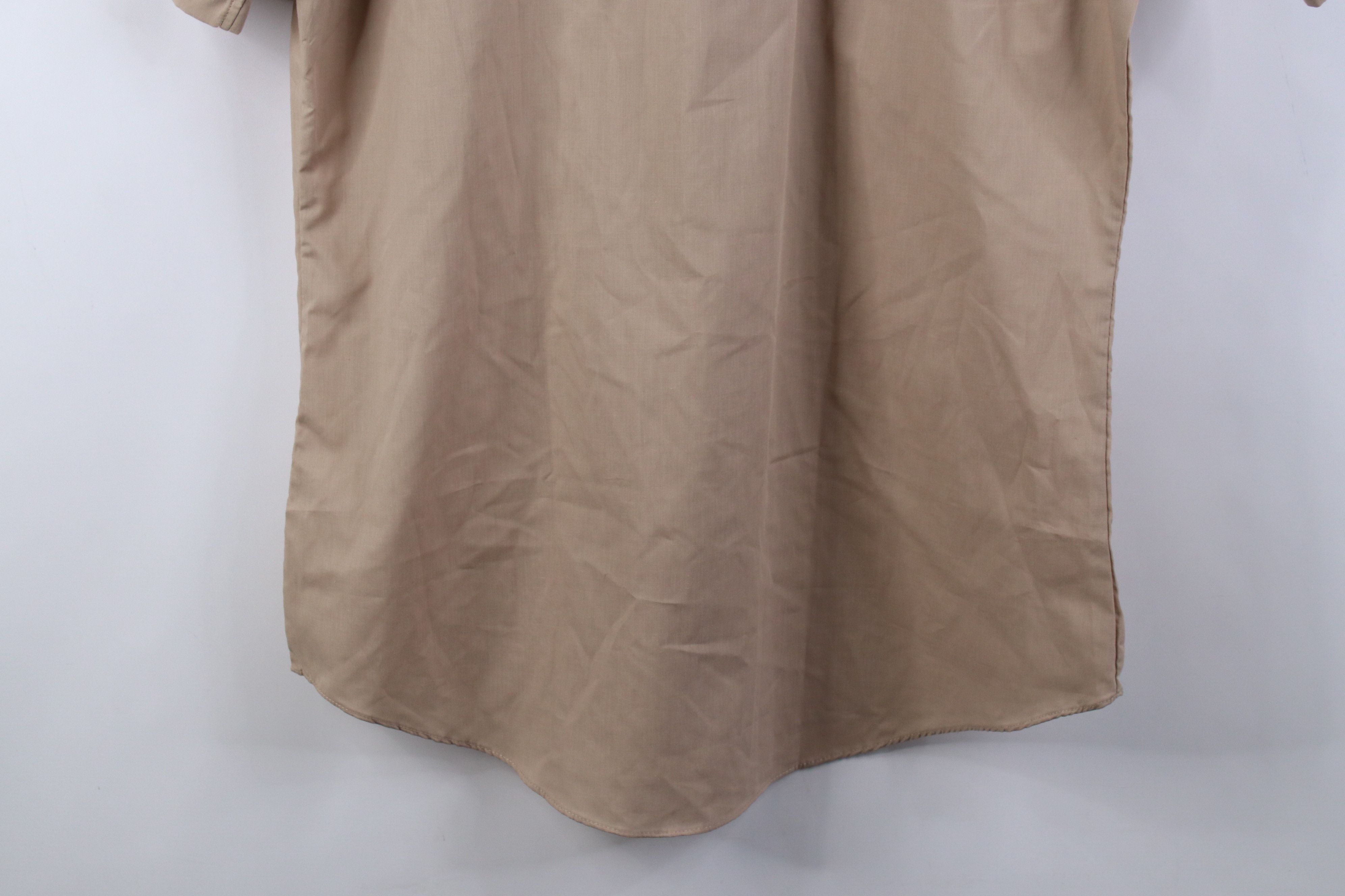 Vintage Vintage 90s Rockabilly Cowboy Eagle Snap Button Shirt Beige Size US M / EU 48-50 / 2 - 12 Thumbnail