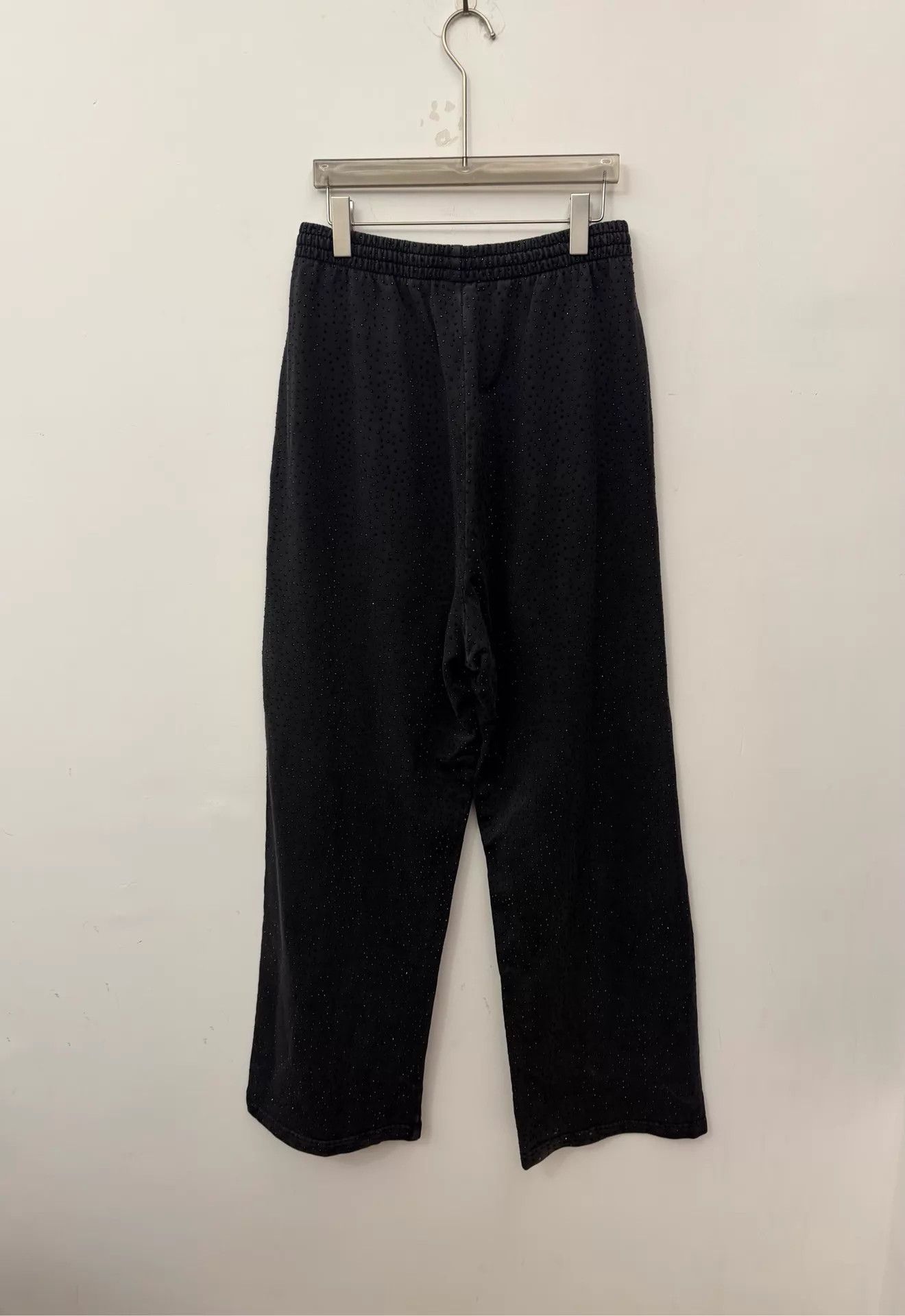 Balenciaga Balenciaga Crystal Distressed Wide-Leg Pants M NWOT Size US 32 / EU 48 - 2 Thumbnail