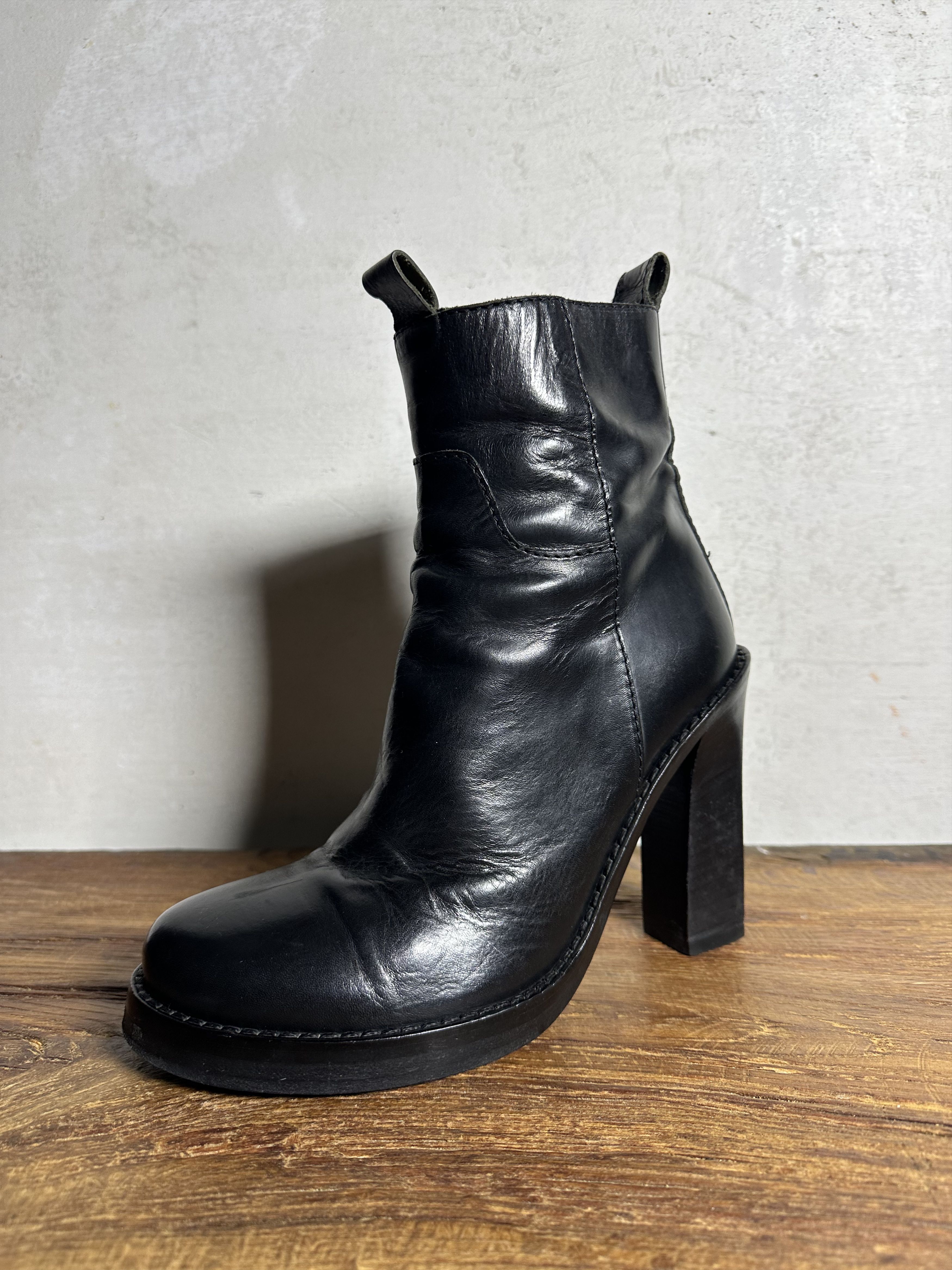 Ann Demeulemeester Ann Demeulemeester Two Piece Transformable Riding Boots Size US 8 / IT 38 - 9 Thumbnail