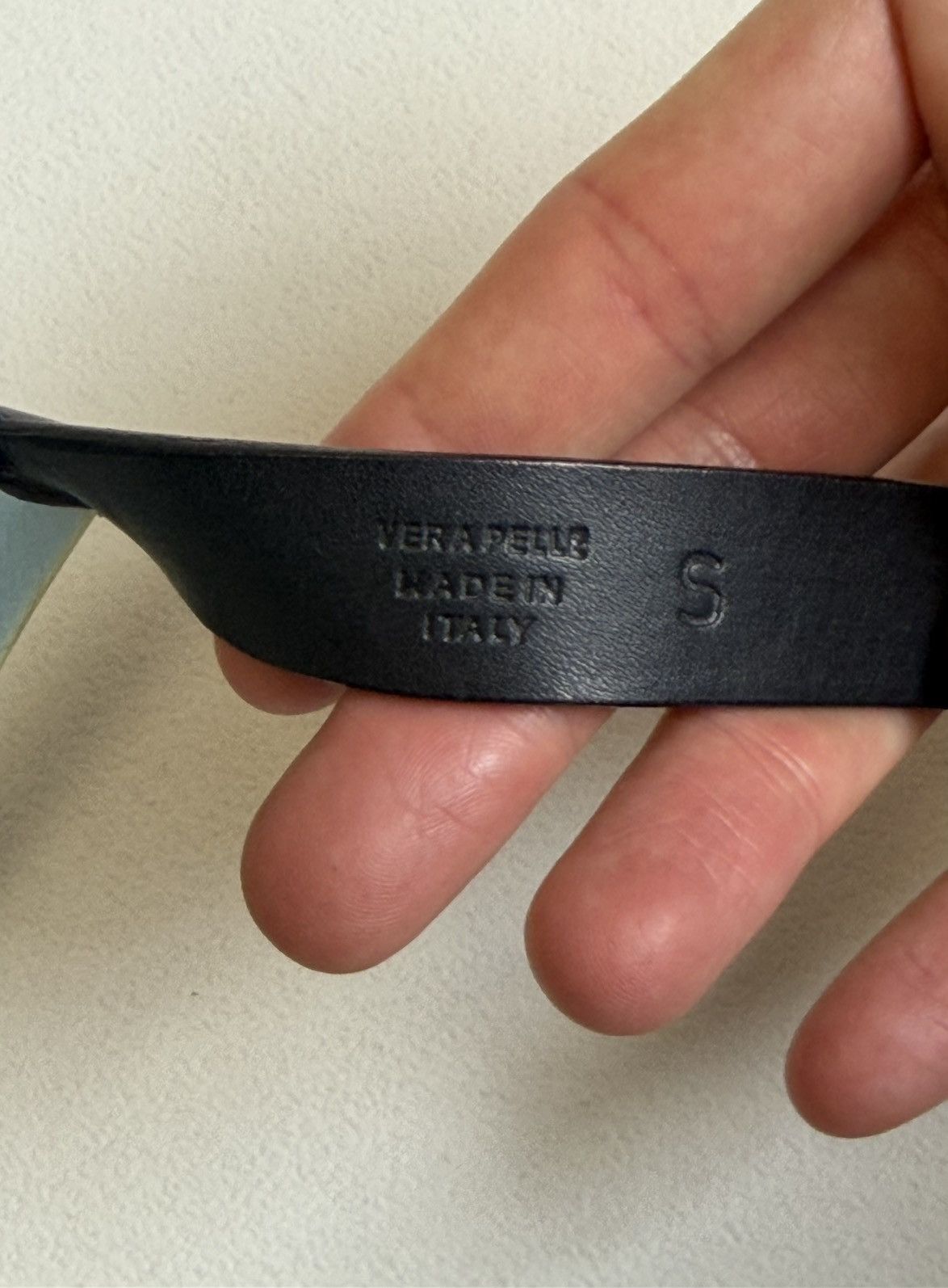 Maison Margiela 08 ‘Incognito’ Iridescent Metal/Leather Belt Size ONE SIZE - 13 Thumbnail