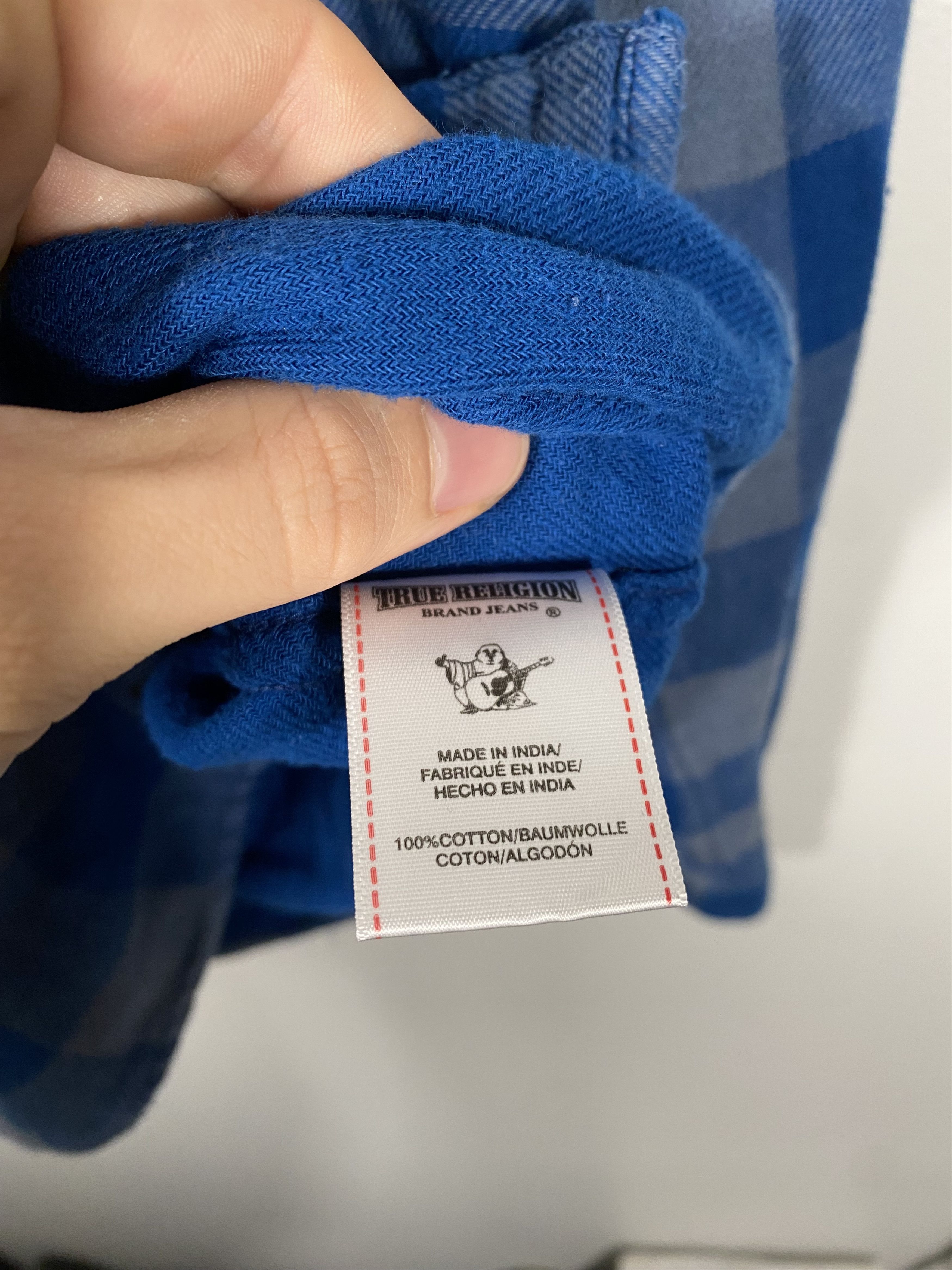 True Religion True Religion Blue Plaid Shirt Size S Size US S / EU 44-46 / 1 - 4 Thumbnail