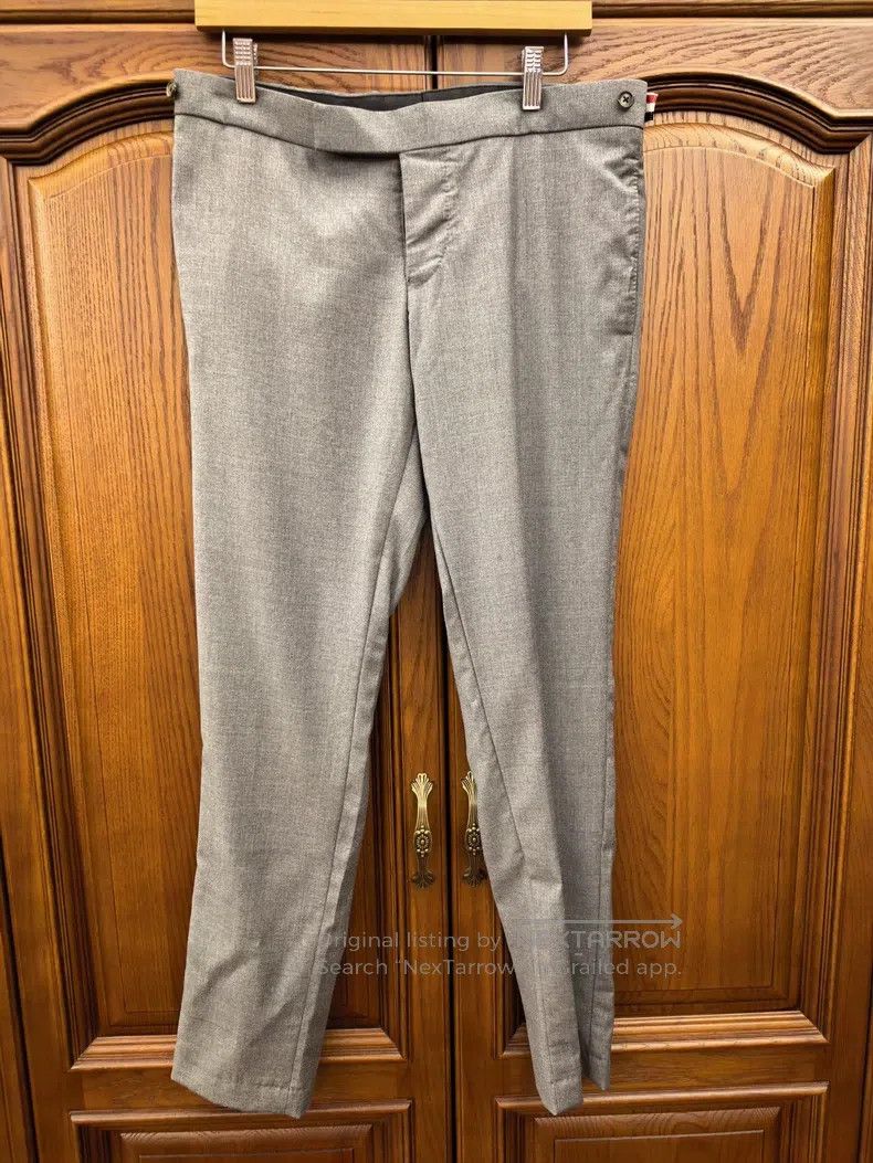 Thom Browne Thom Browne size 2 Gray woolen trousers Size US 39 - 1 Thumbnail