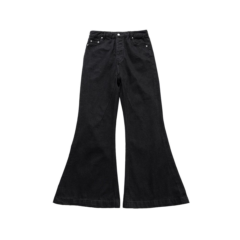 Japanese Brand × Vintage Black Plain jeans Size US 34 / EU 50 - 2 Thumbnail
