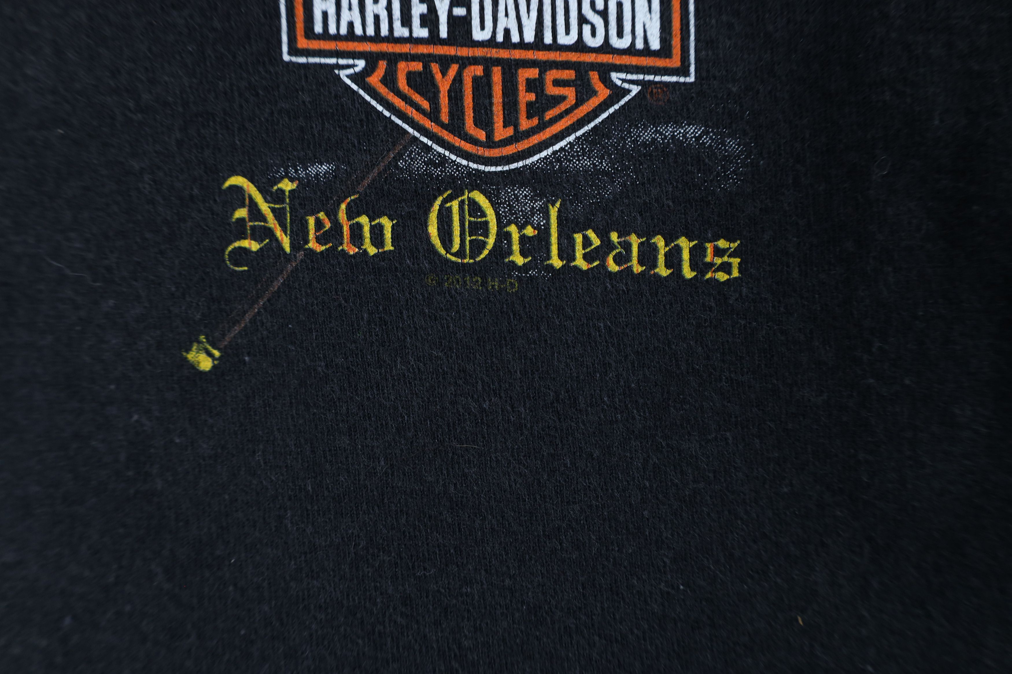 Harley Davidson × Vintage Vintage Y2K Harley Davidson Orleans Quarter Voodoo T-Shirt Size US L / EU 52-54 / 3 - 5 Thumbnail