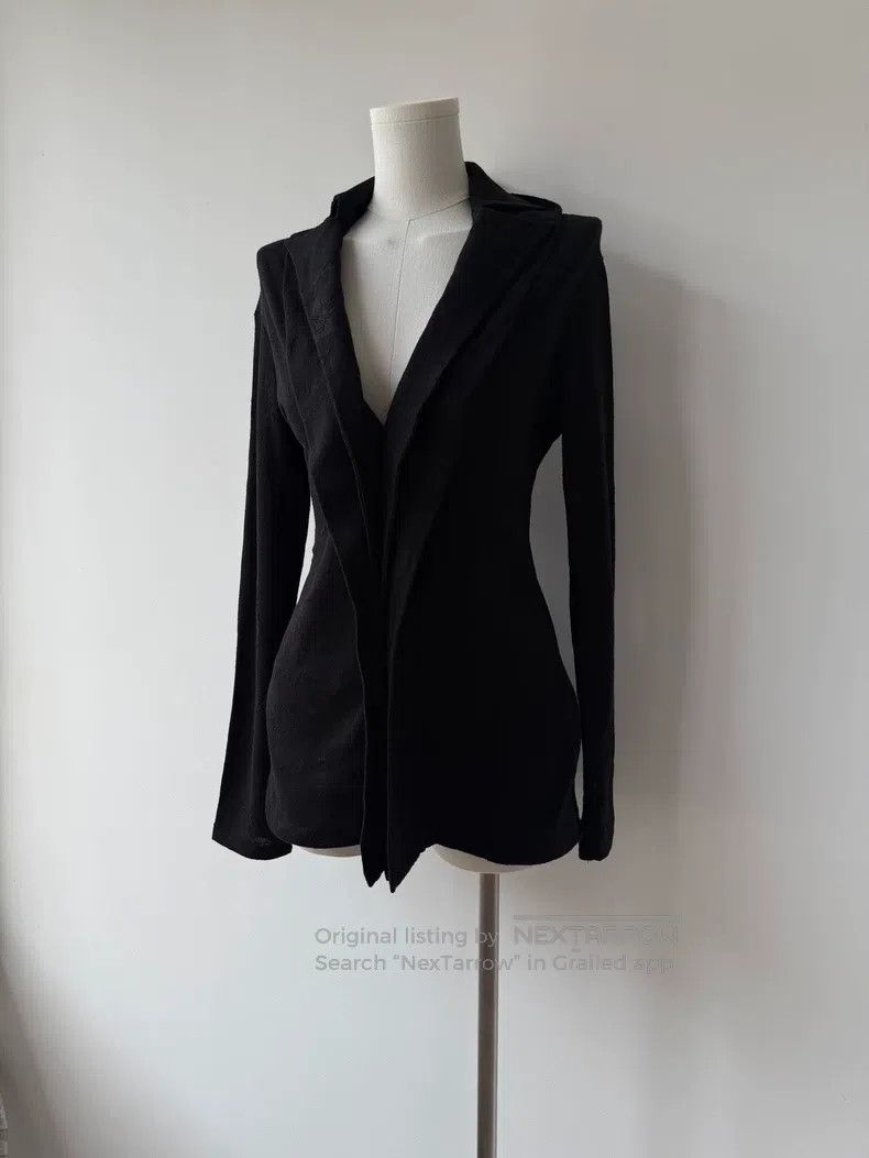 Yohji Yamamoto Yohji Yamamoto 07SS Noir Mainline Jacquard Cardigan shirt Size XS / US 0-2 / IT 36-38 - 6 Thumbnail