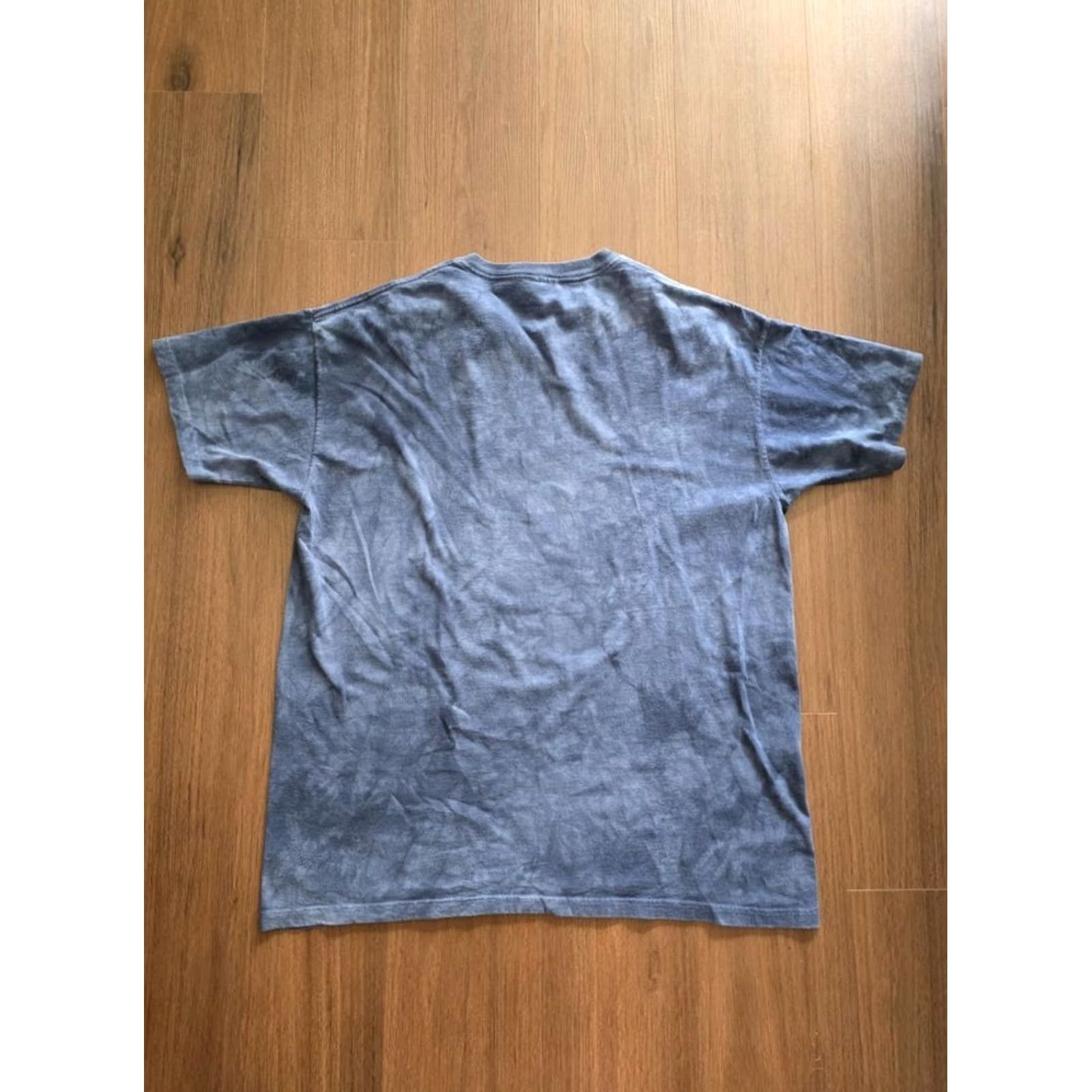 The Mountain VINTAGE The Mountain T-Shirt Shirt Patriotic American Flag Bald Eagle Blue Mens XL Regular Short Sleeve Crew Neck Size US XL / EU 56 / 4 - 6 Thumbnail