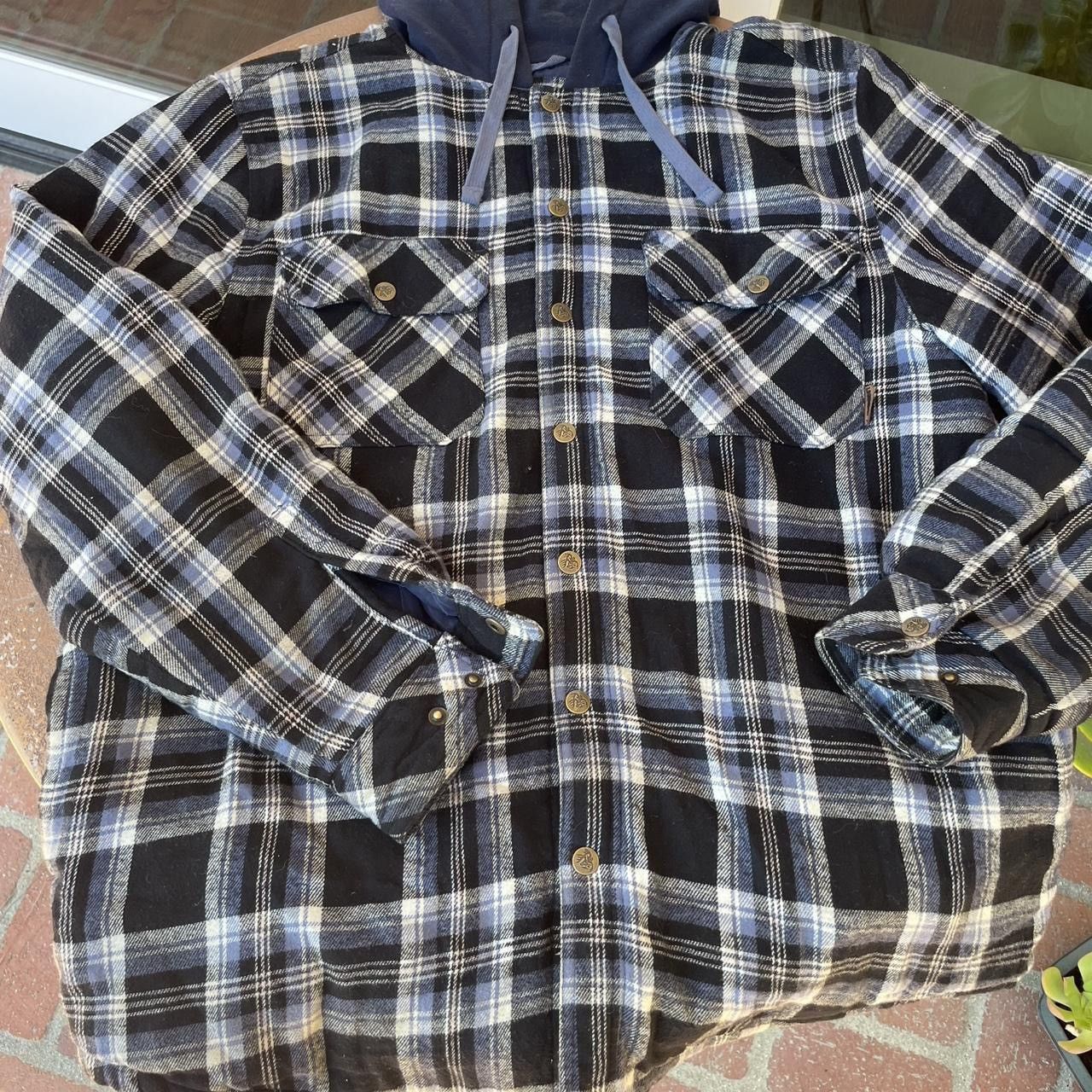 Abercrombie & Fitch × Wrangler × Zara Men’s legendary outfitters plaid button up jacket Sherpa Size US L / EU 52-54 / 3 - 3 Thumbnail