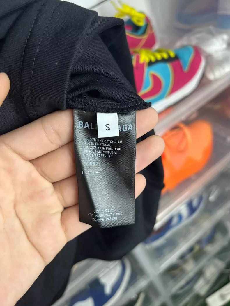 Balenciaga Balenciaga Dissolve smiley face short sleeve black Size US S / EU 44-46 / 1 - 6 Thumbnail