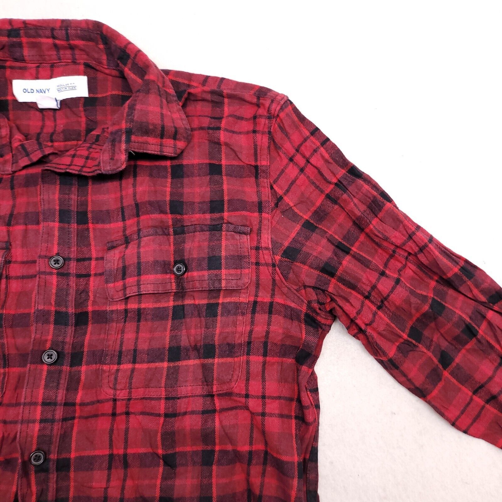 Old Navy Old Navy Tartan Flannel Button Shirt Mens Size Small S Red Size US S / EU 44-46 / 1 - 5 Thumbnail