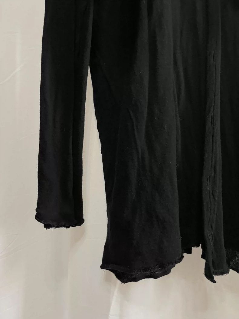 Yohji Yamamoto yohji Yamamoto Medieval Black Irregular Multilayer Scarf Ja Size US L / EU 52-54 / 3 - 6 Thumbnail