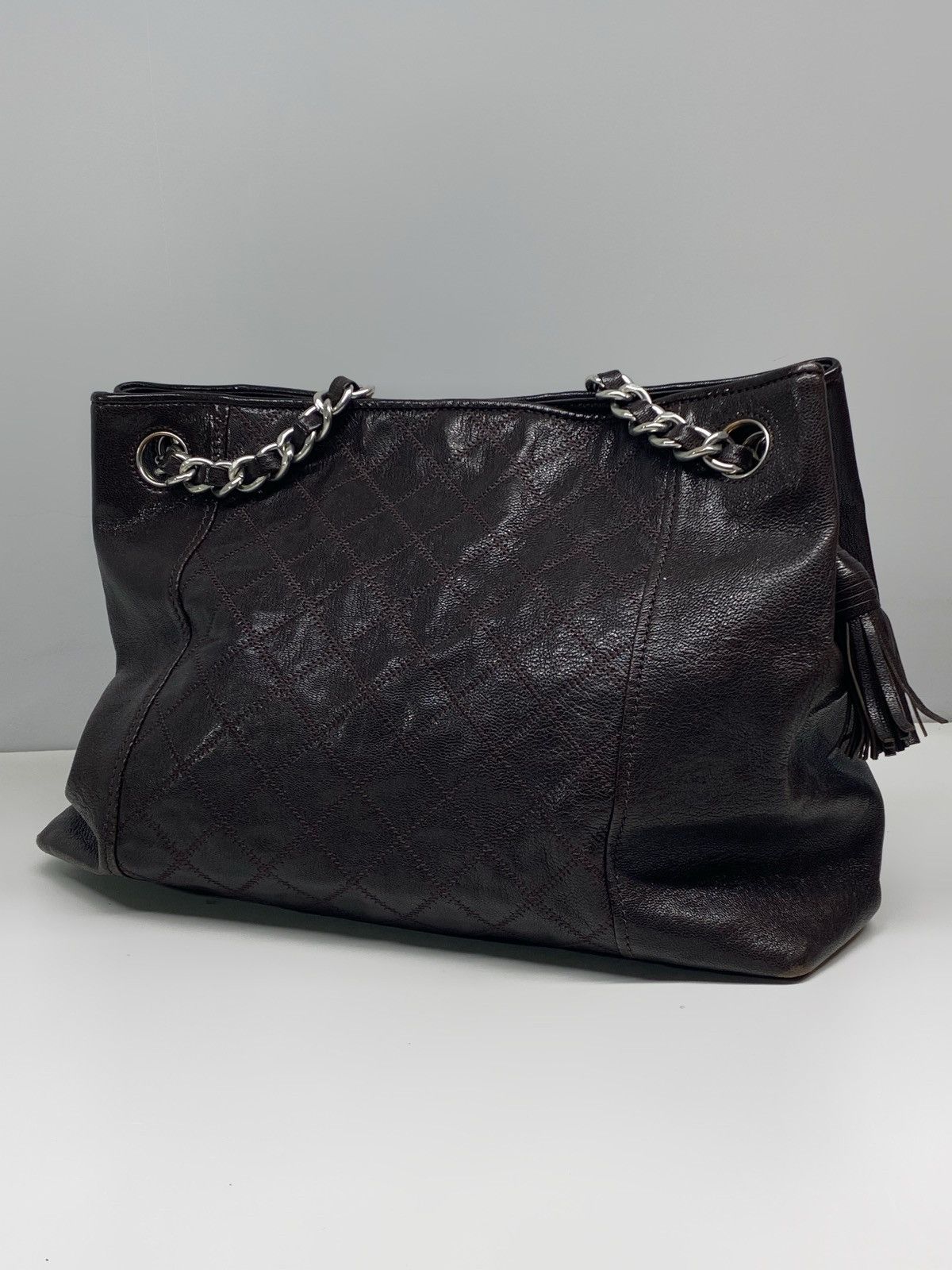 Tory Burch 🔥 TORY BURCH QUILTED CHAIN BAG LEATHER Y2K LUXURY VIBES Size ONE SIZE - 10 Thumbnail