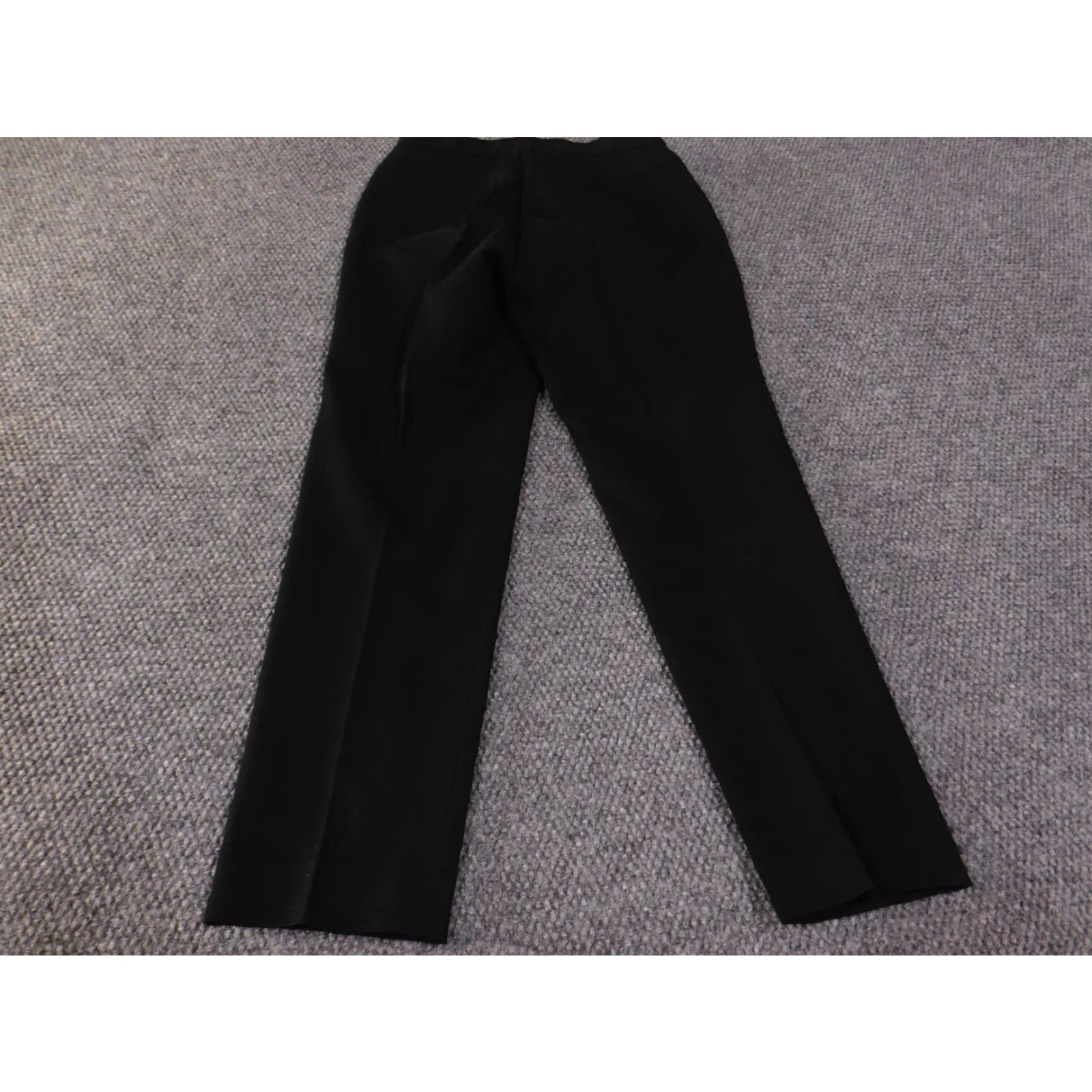 Ralph Lauren Lauren Ralph Lauren Dress Pants Womens 8P Black Straight Leg Work Career Trouser - Cotton Lyocell Flat Front Zip Casual Formal Dressy Men's? Size 30" / US 8 / IT 44 - 6 Thumbnail