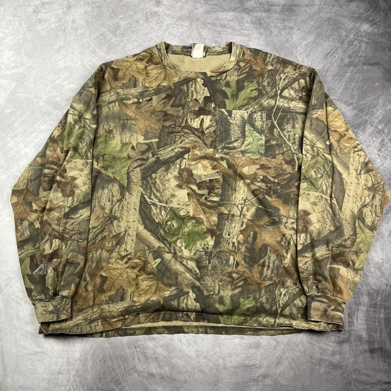 Jerzees Vintage camouflage long sleeve Size US XXL / EU 58 / 5 - 1 Thumbnail