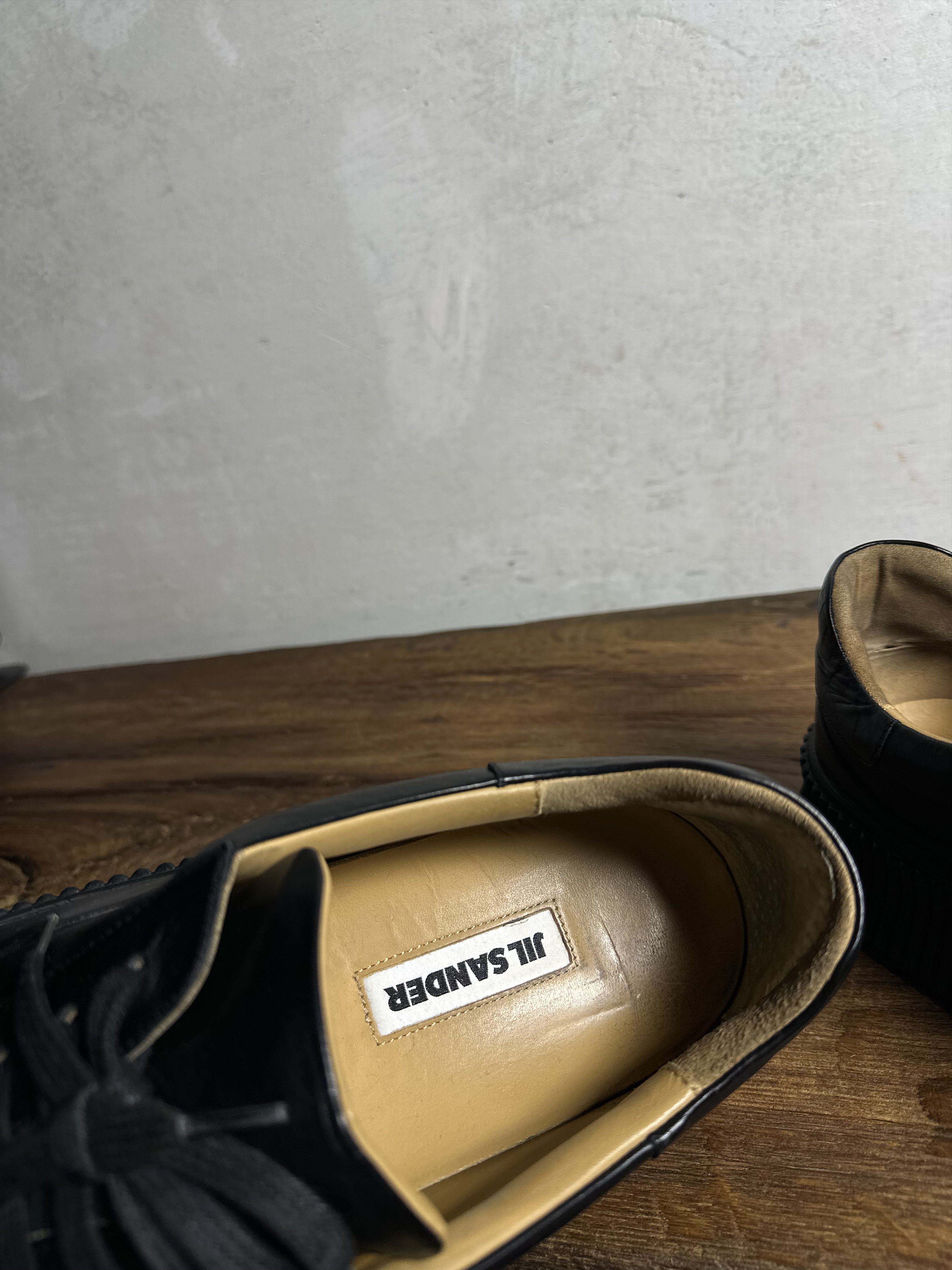 Jil Sander Jil Sander Vulcanized Low Top Leather Sneakers Size US 12 / EU 45 - 13 Thumbnail