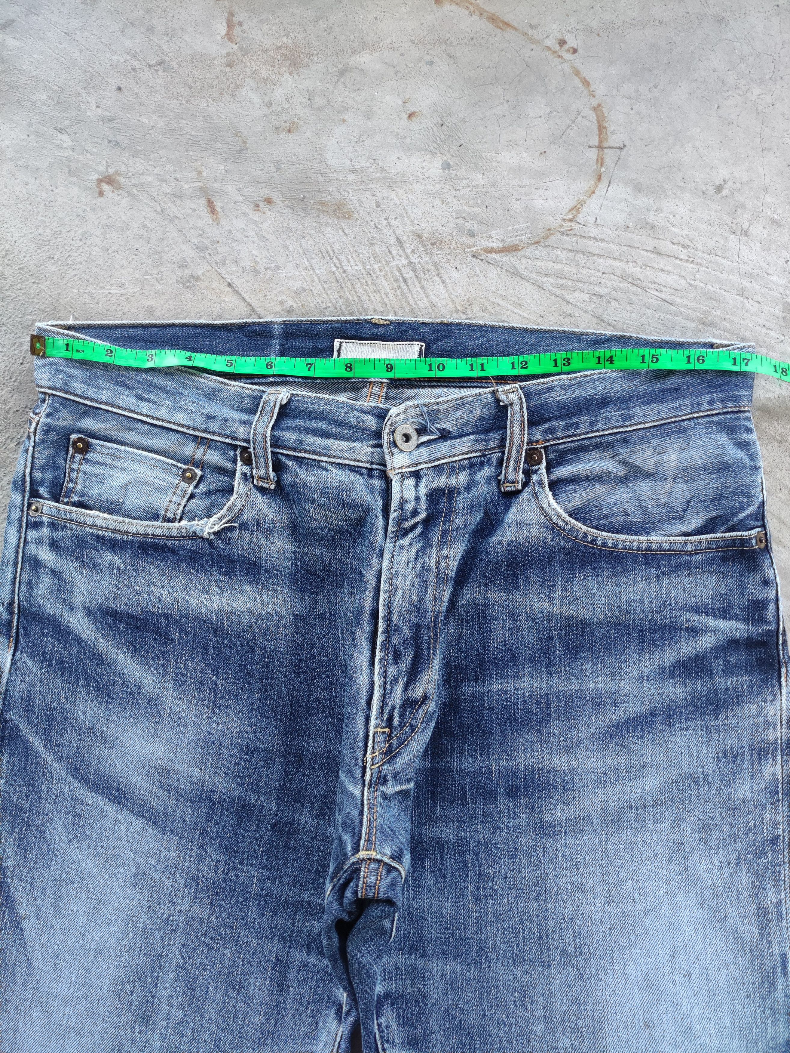 Japanese Brand Vintage Japanese Jean Distressed Faded Denim Size US 36 / EU 52 - 6 Thumbnail
