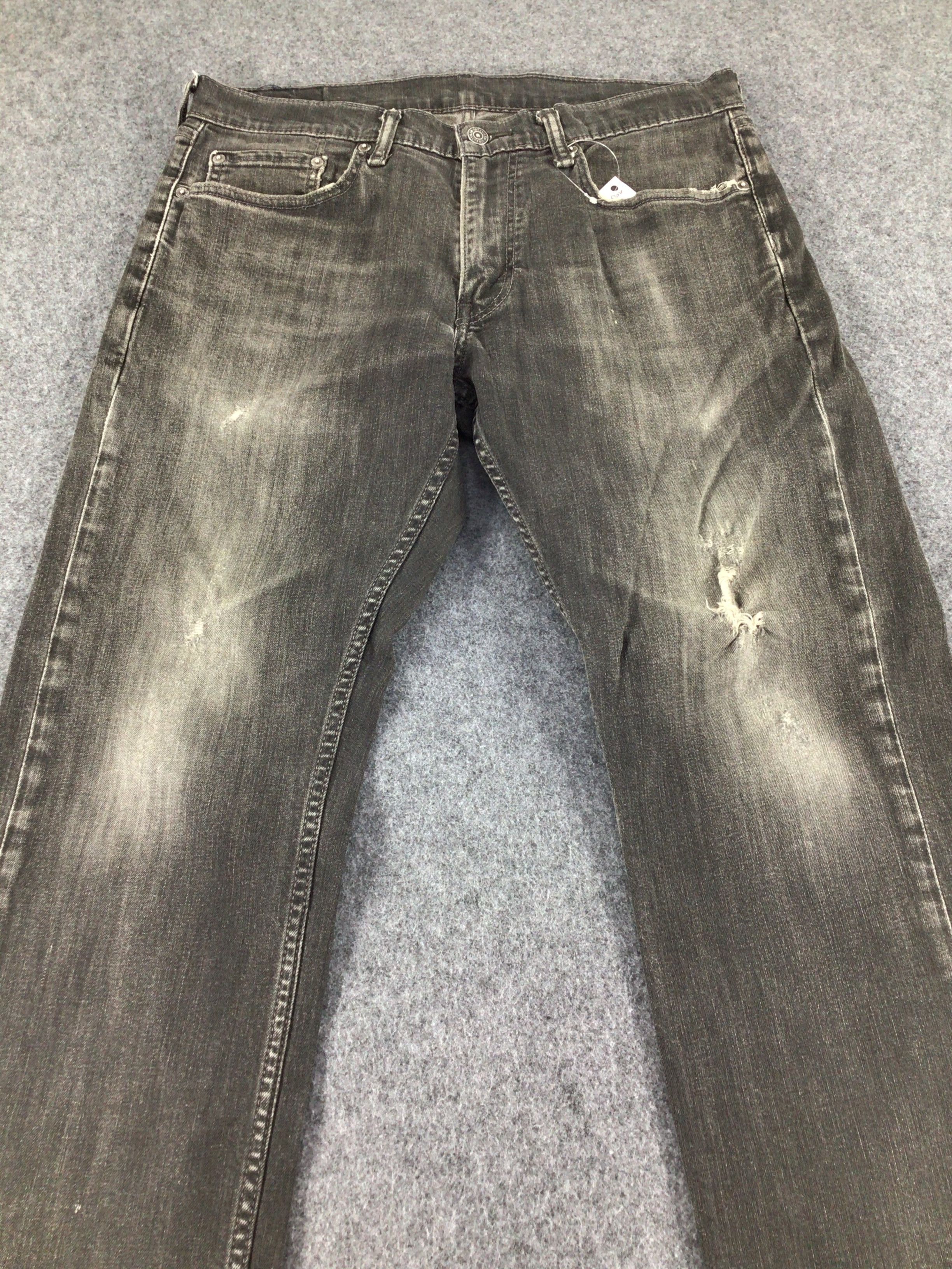 Levi's Vintage Levis 559 Jeans Faded Black Denim KJ066 Size US 35 - 3 Thumbnail