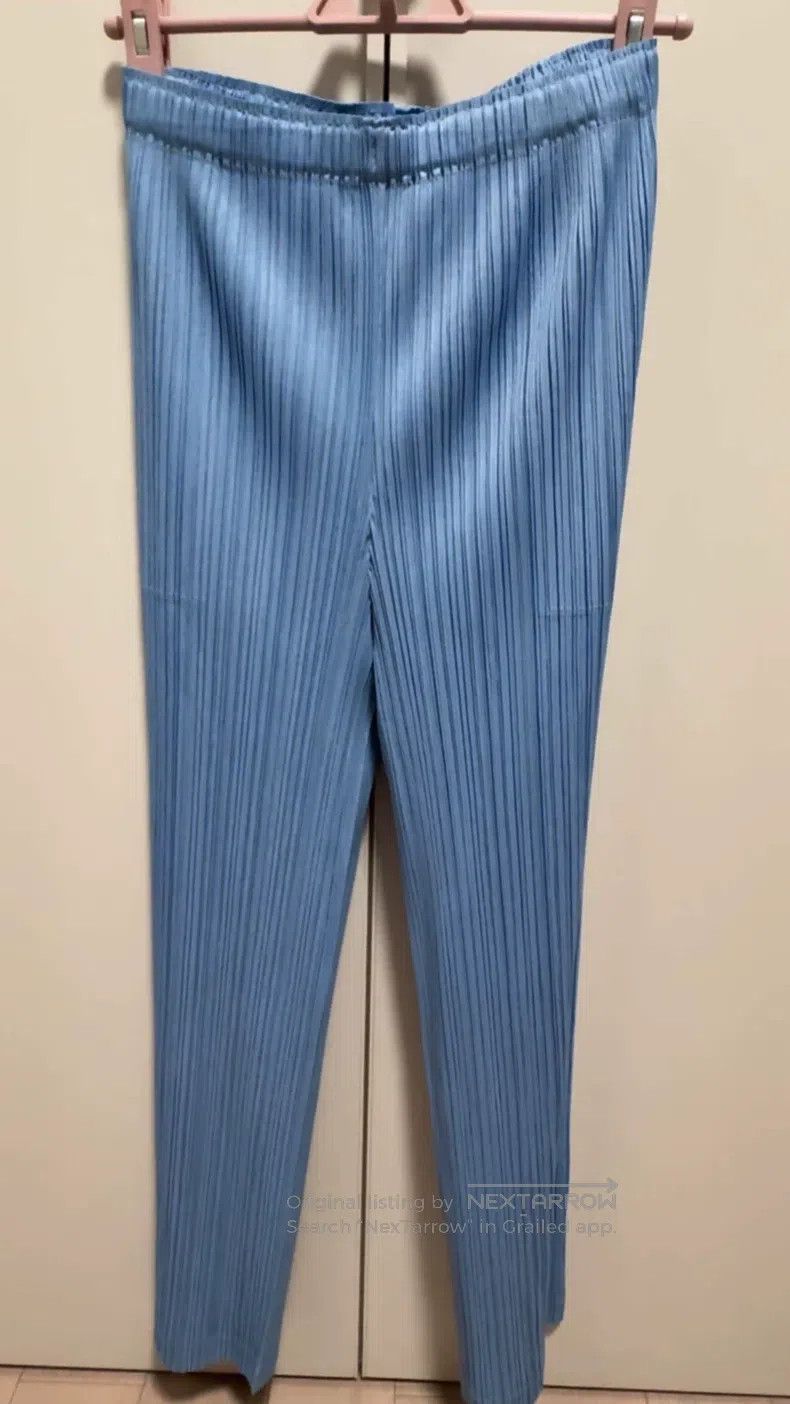 Issey Miyake Issey Miyake size:5 Light Blue Pants Size 22" - 1 Thumbnail