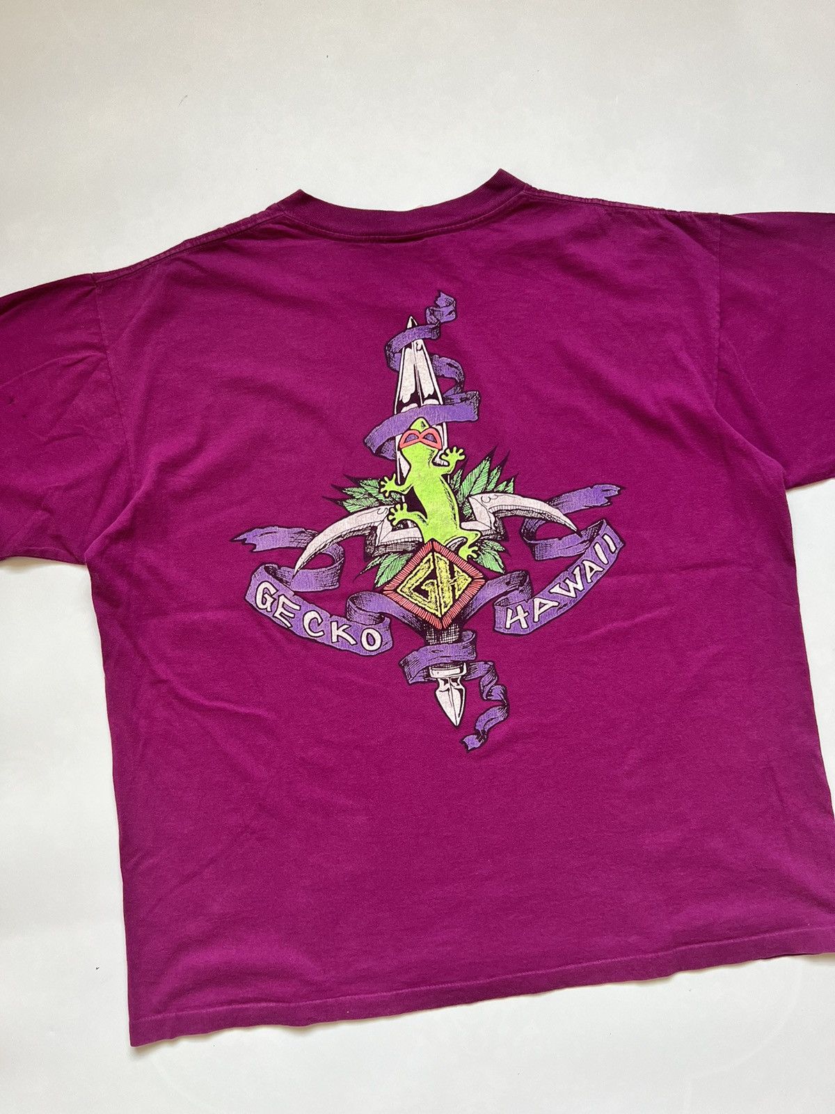 Vintage Vintage 90's Gecko Hawaii Mambo Billabong Size US XL / EU 56 / 4 - 9 Thumbnail