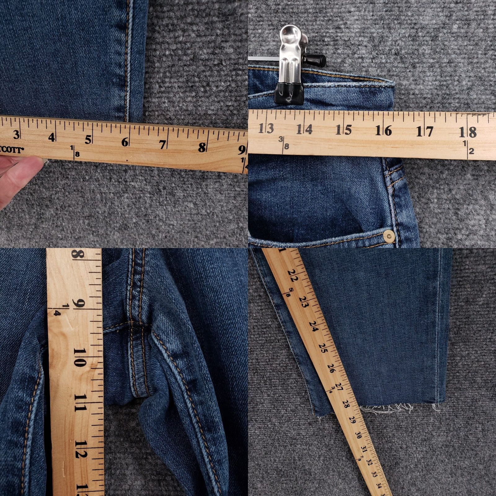 Vintage Joe's Jeans Jeans Women 26 The Smith Mid Rise Straight Ankle Medium Wash Blue Denim Size 26" / US 2 / IT 38 - 8 Thumbnail