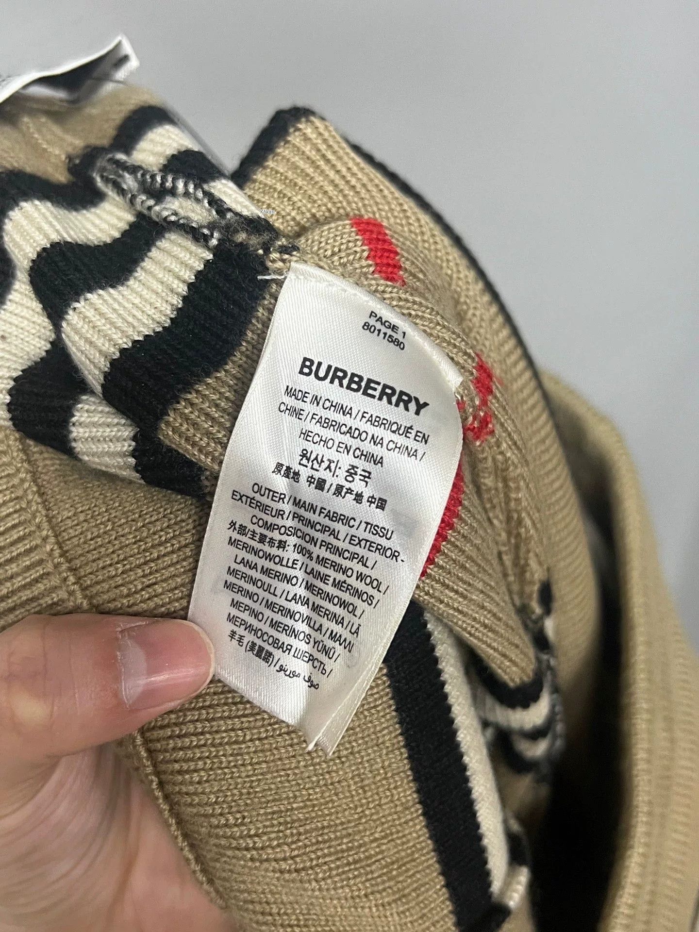 Burberry Burberry Classic Brown Wool Striped Shorts Size US 38 / EU 54 - 3 Thumbnail