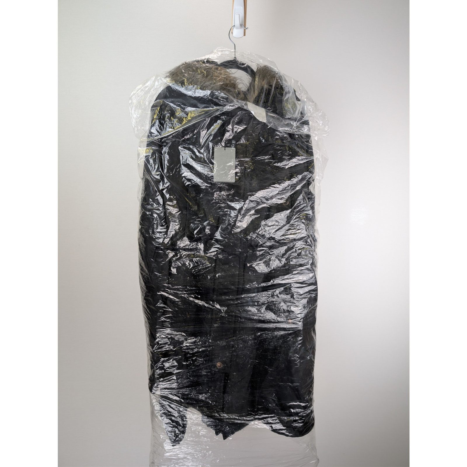 Balenciaga o1rshd1 Nylon Satin Parka Long Coat in Black Size US M / EU 48-50 / 2 - 23 Thumbnail