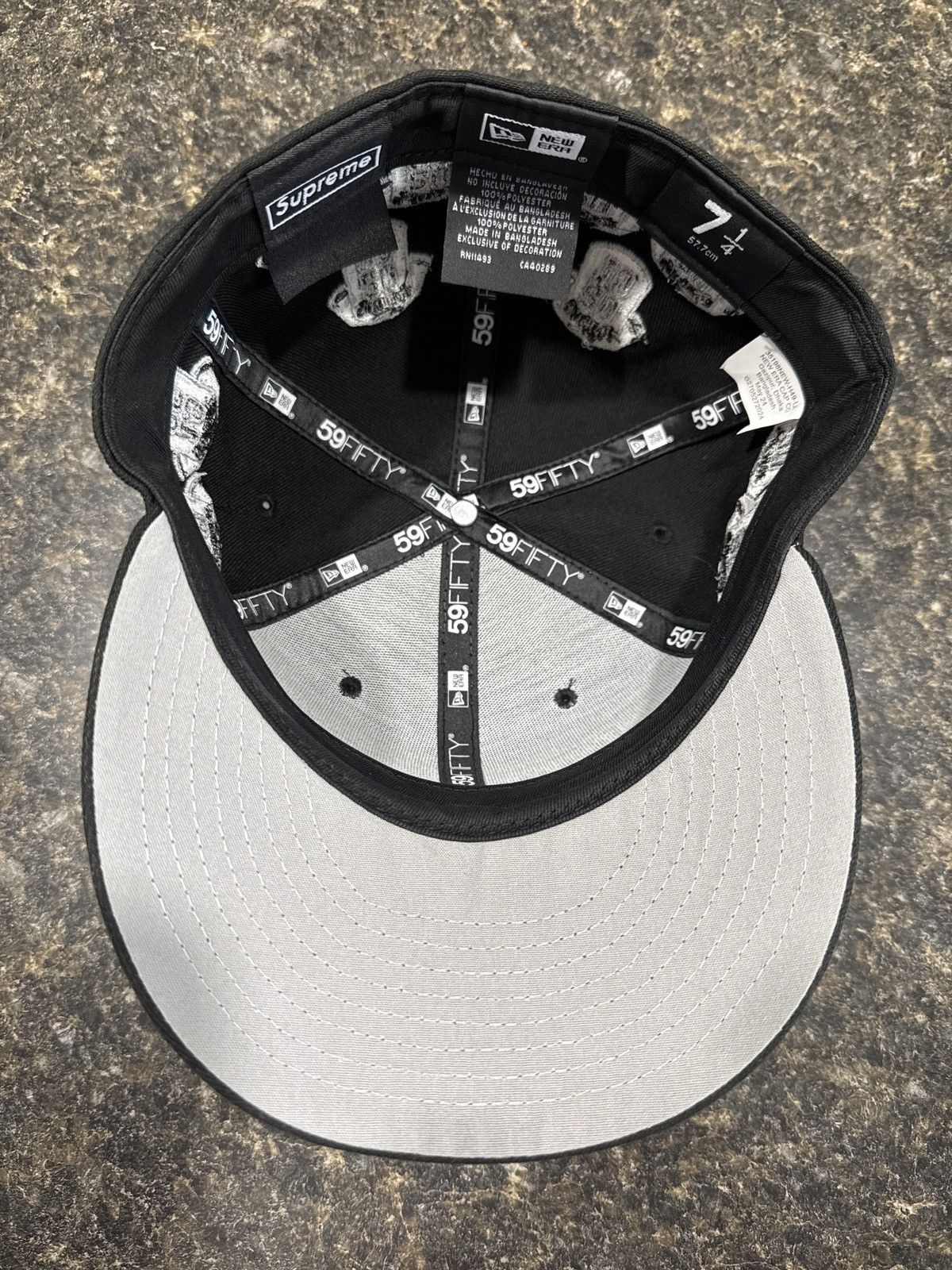 MLB × New Era × Supreme Supreme Jerseys Box Logo New Era Fitted Hat Size ONE SIZE - 9 Thumbnail