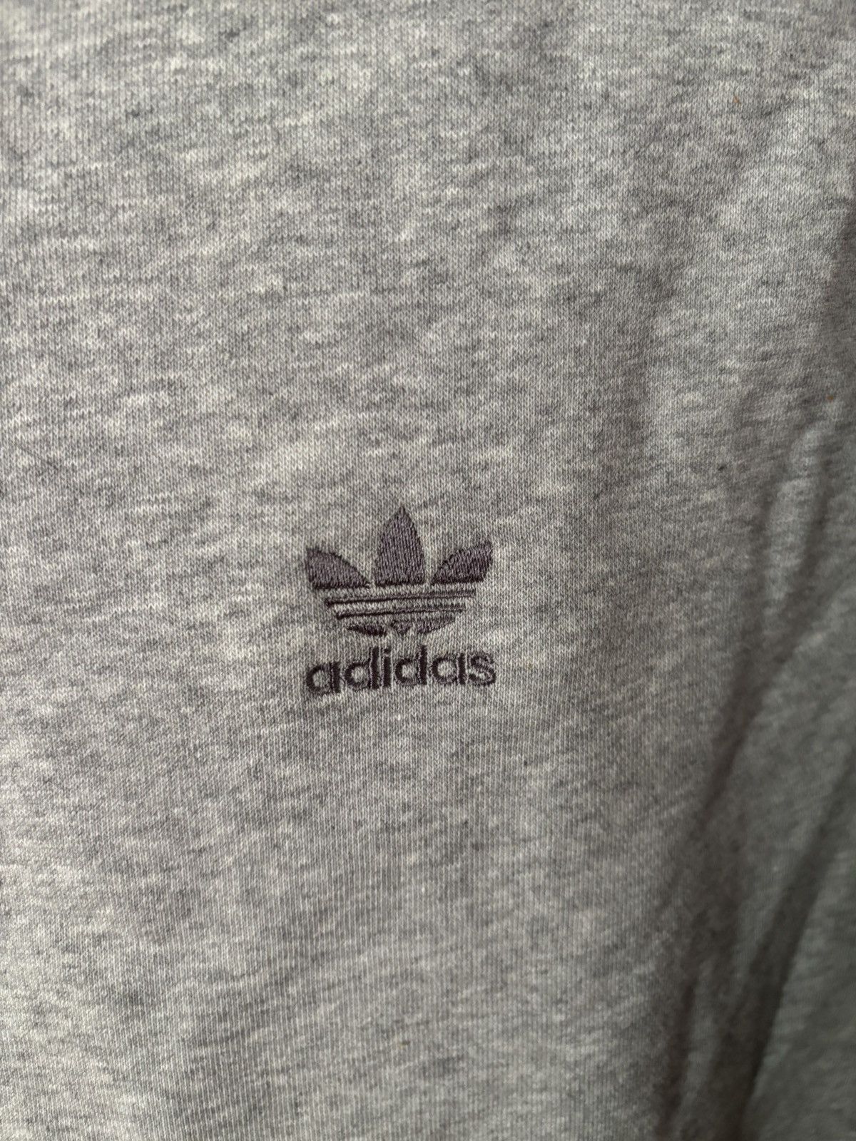 Adidas Adidas Grey Logo Hoodie Size US S / EU 44-46 / 1 - 2 Thumbnail
