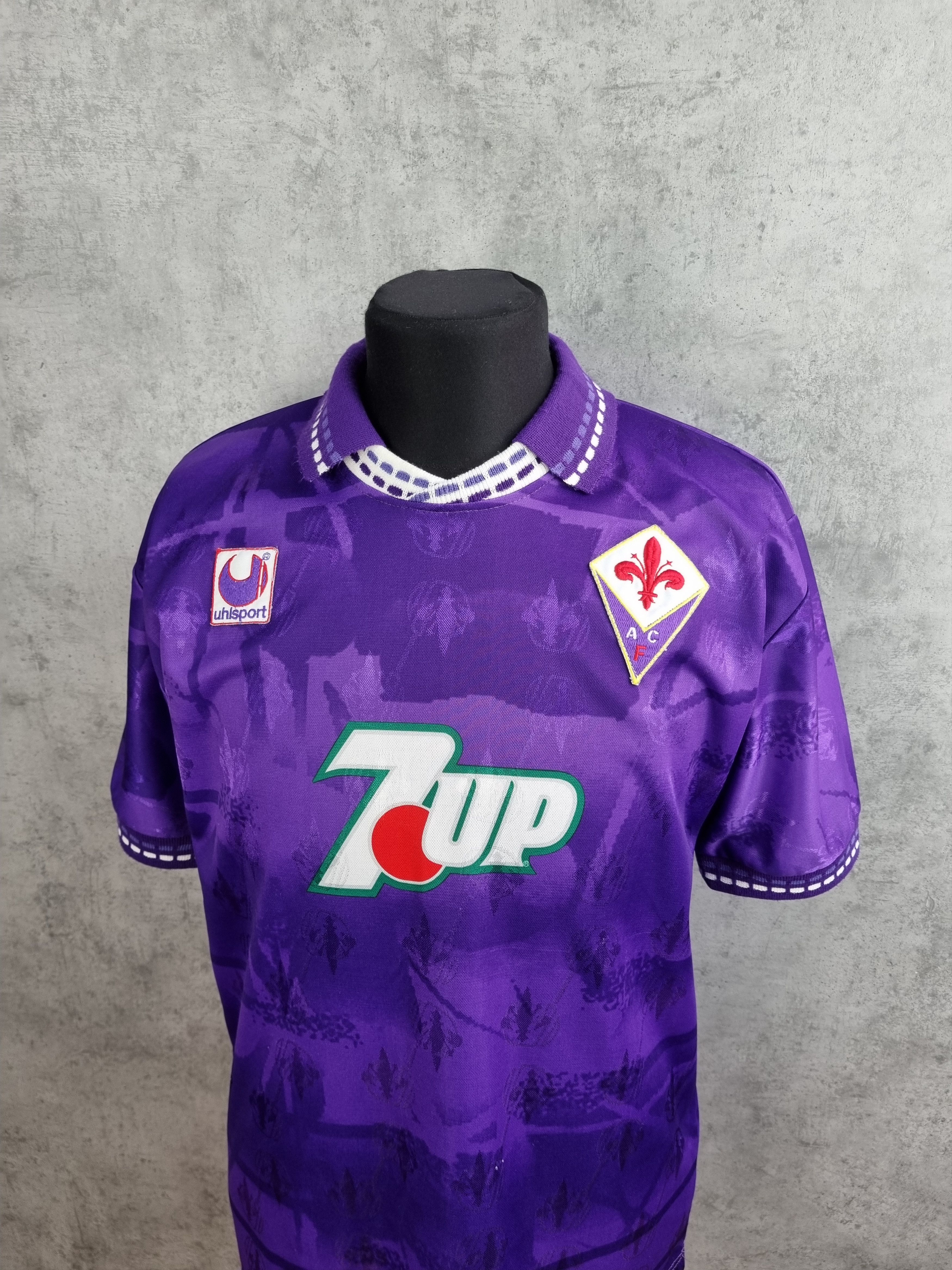 Rare 90s Uhlsport Fiorentina Jersey Soccer Wear