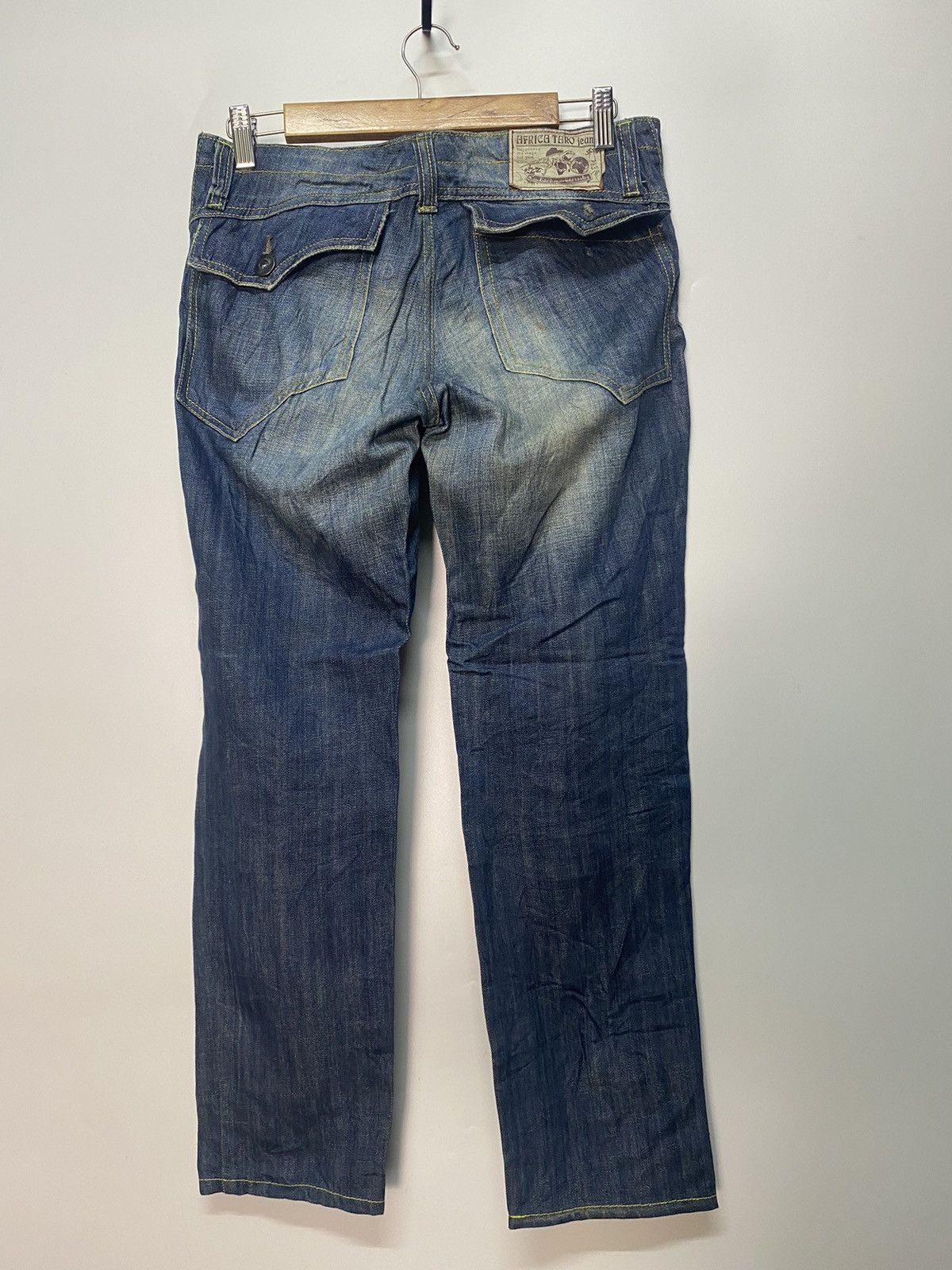 Japanese Brand Africa Taro Jeans AFT Denim Jeans Pant Sz 30 Size 30" / US 8 / IT 44 - 2 Thumbnail