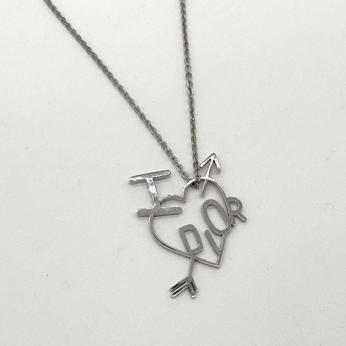 Dior Vintage Silver Christian Dior Necklace Size ONE SIZE - 6 Thumbnail