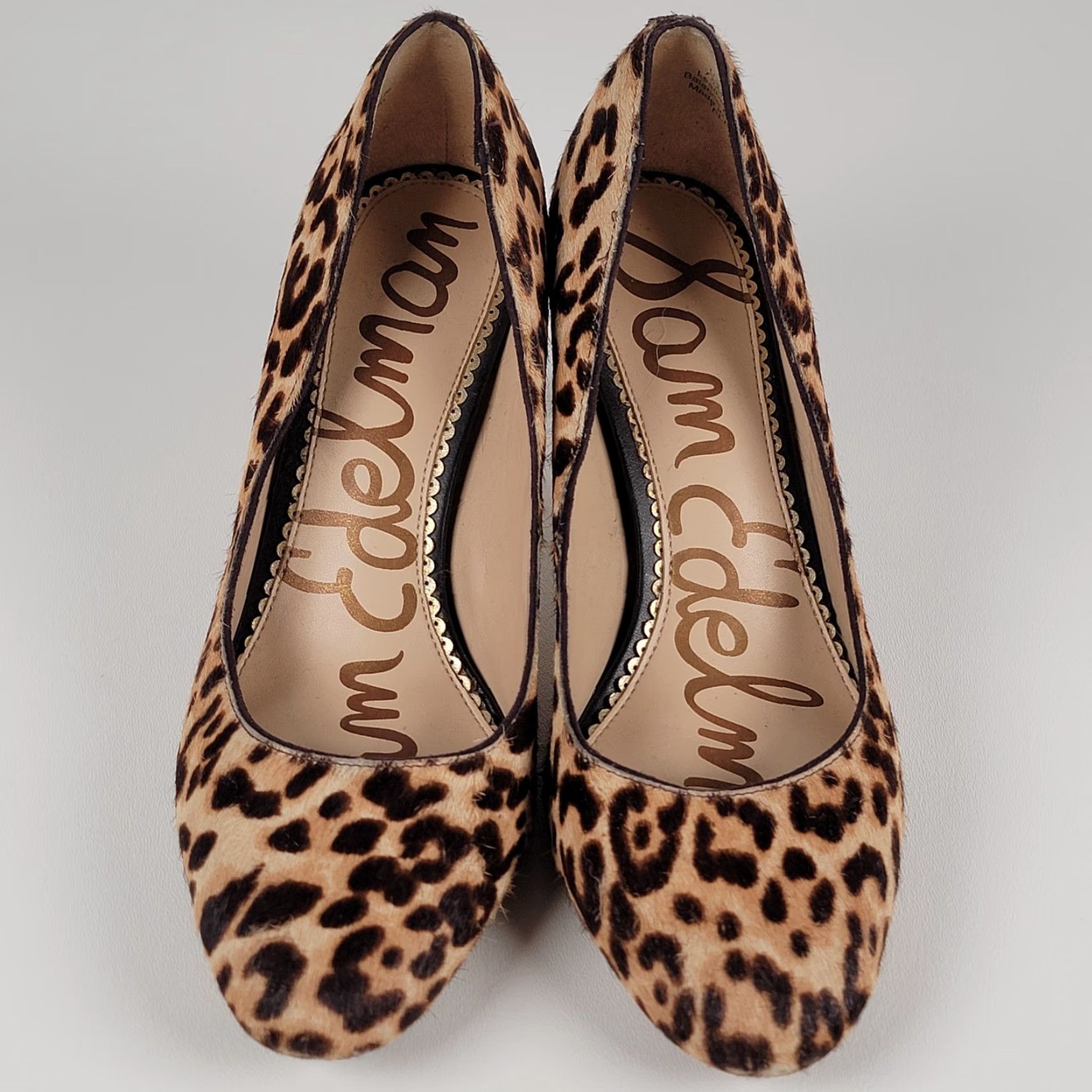 Sam Edelman Sam Edelman Stillson Leopard Leather Pumps Women's Pump 7.5 Animal Print Multicolor Leopard Stiletto Heel Size US 8 / IT 38 - 2 Thumbnail
