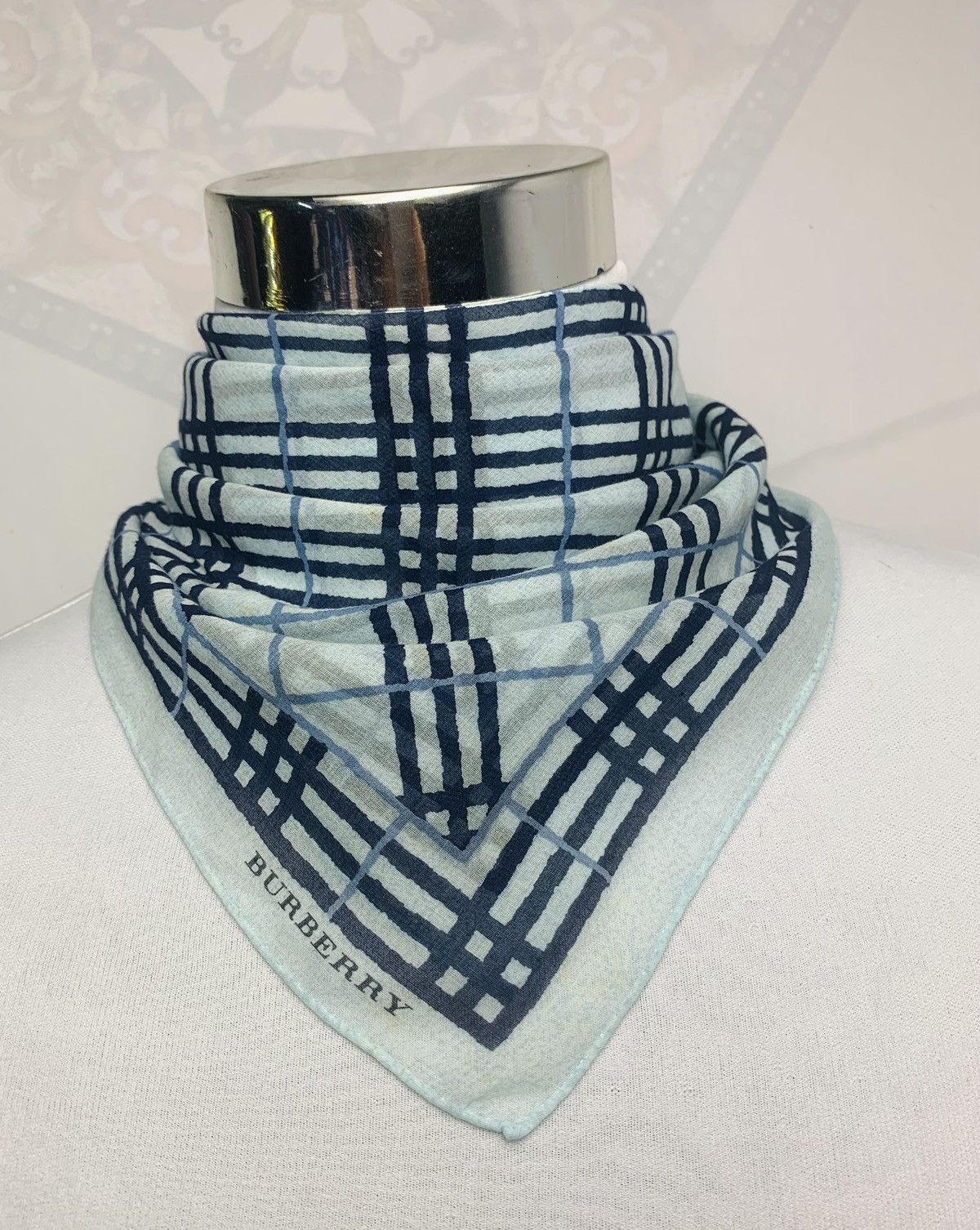 Burberry Vintage Burberry Handkerchief / Neckerchief / Bandana Size ONE SIZE - 1 Thumbnail